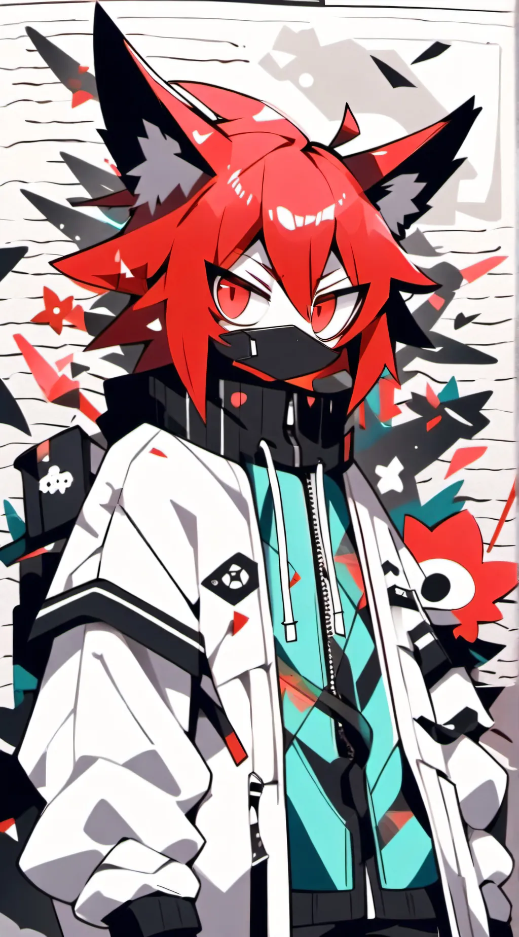 ai character: Lov+proheroes  background