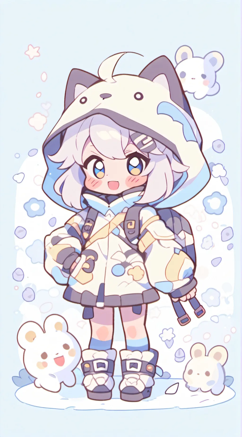 ai character: Melody  background