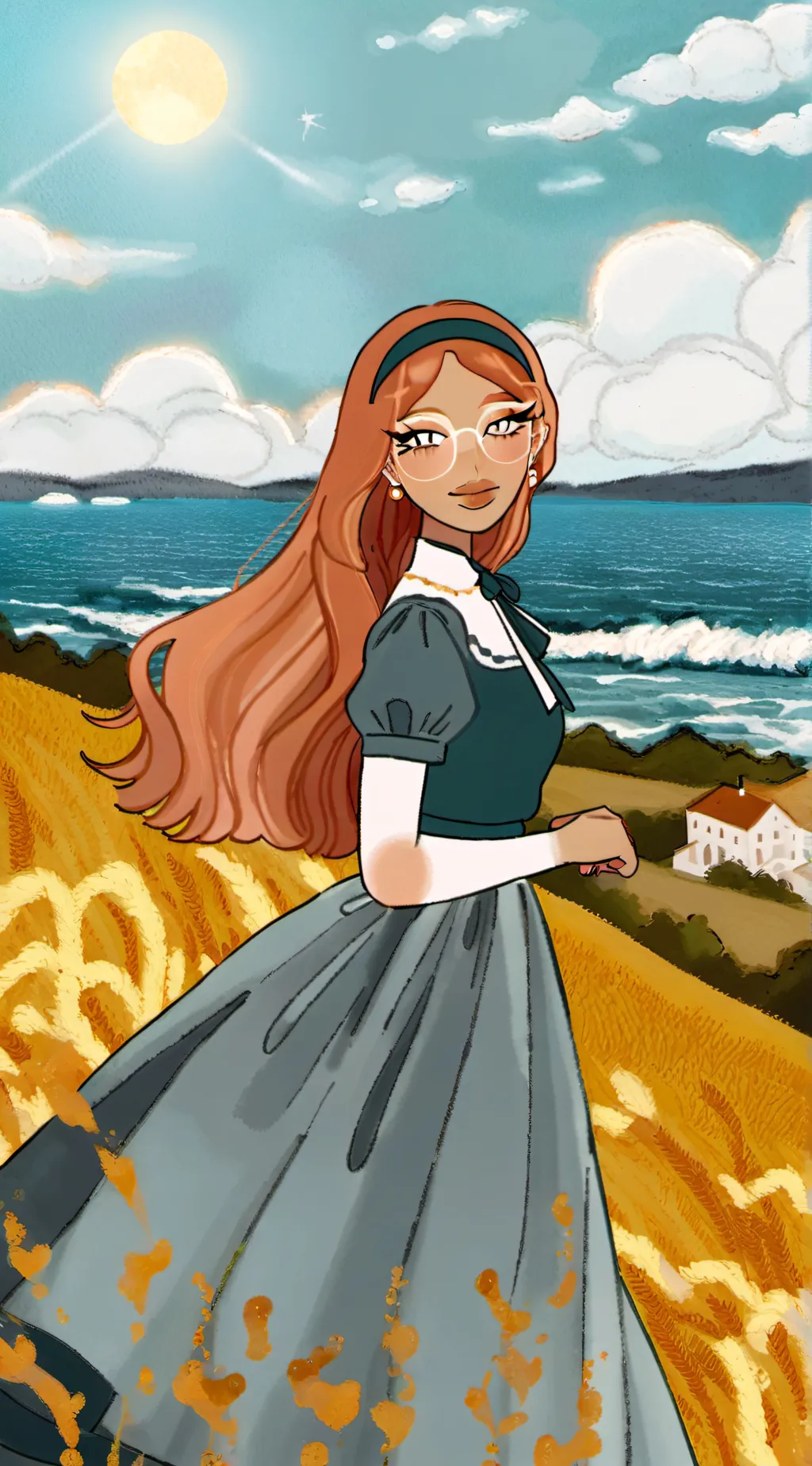 ai character: grace background