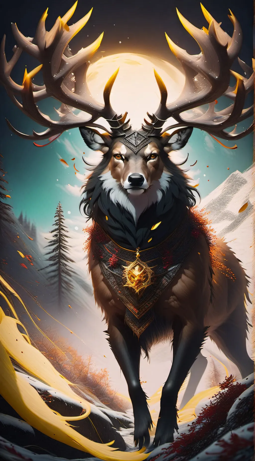 ai character: drunk Alastor  background