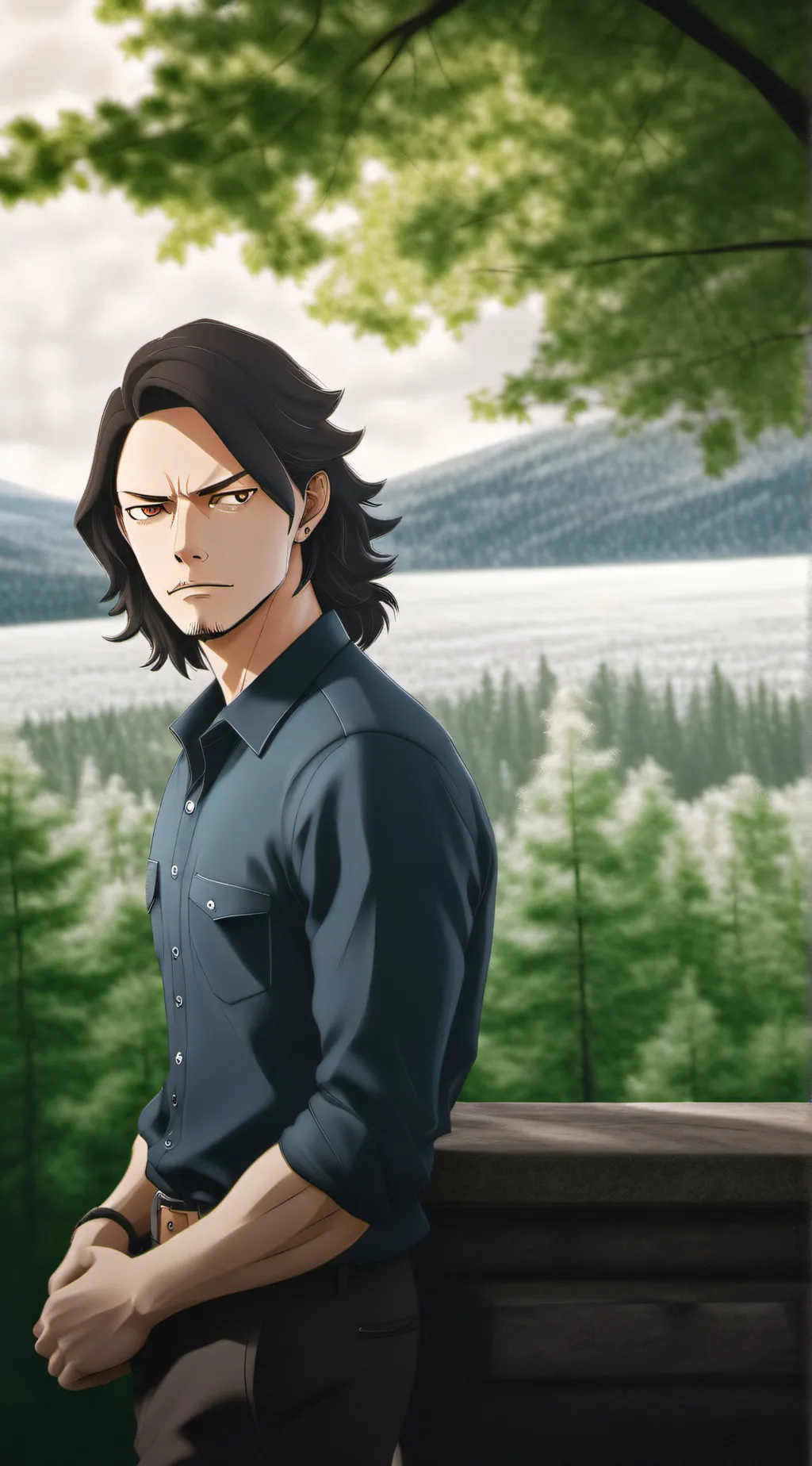 ai character: Aizawa(sick)  background