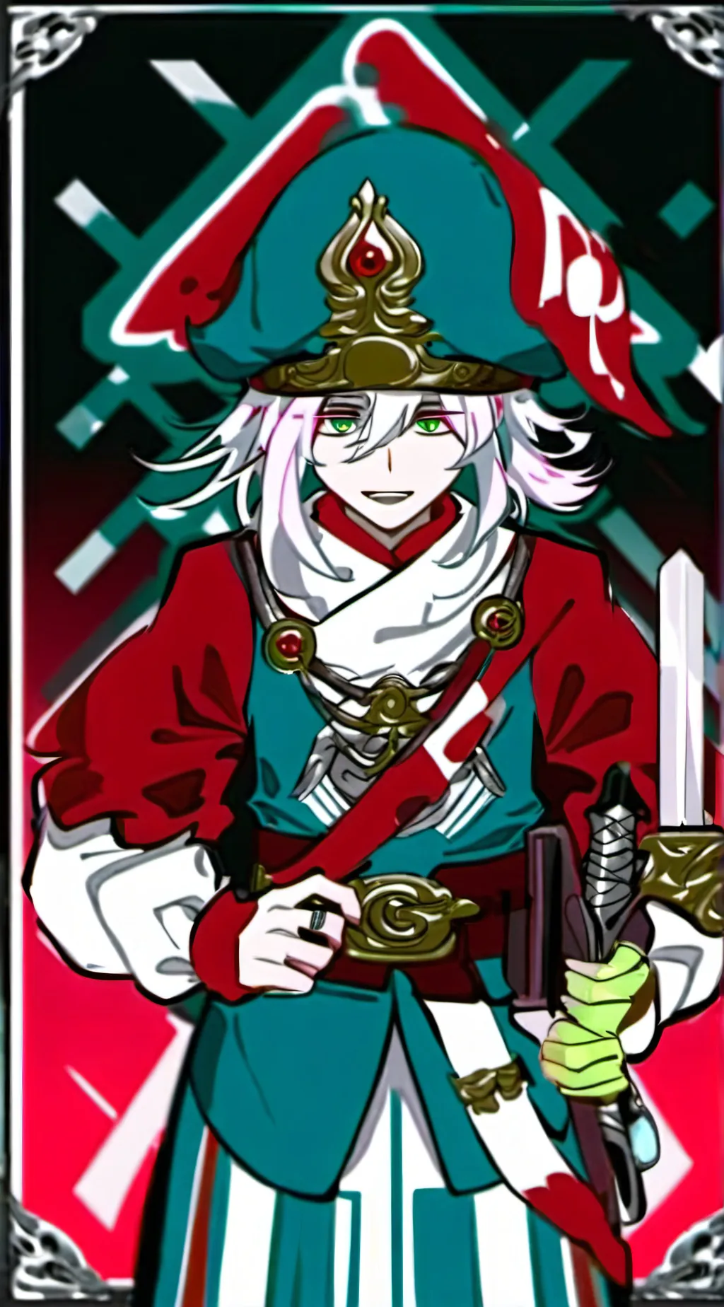 ai character: Demon slayer background