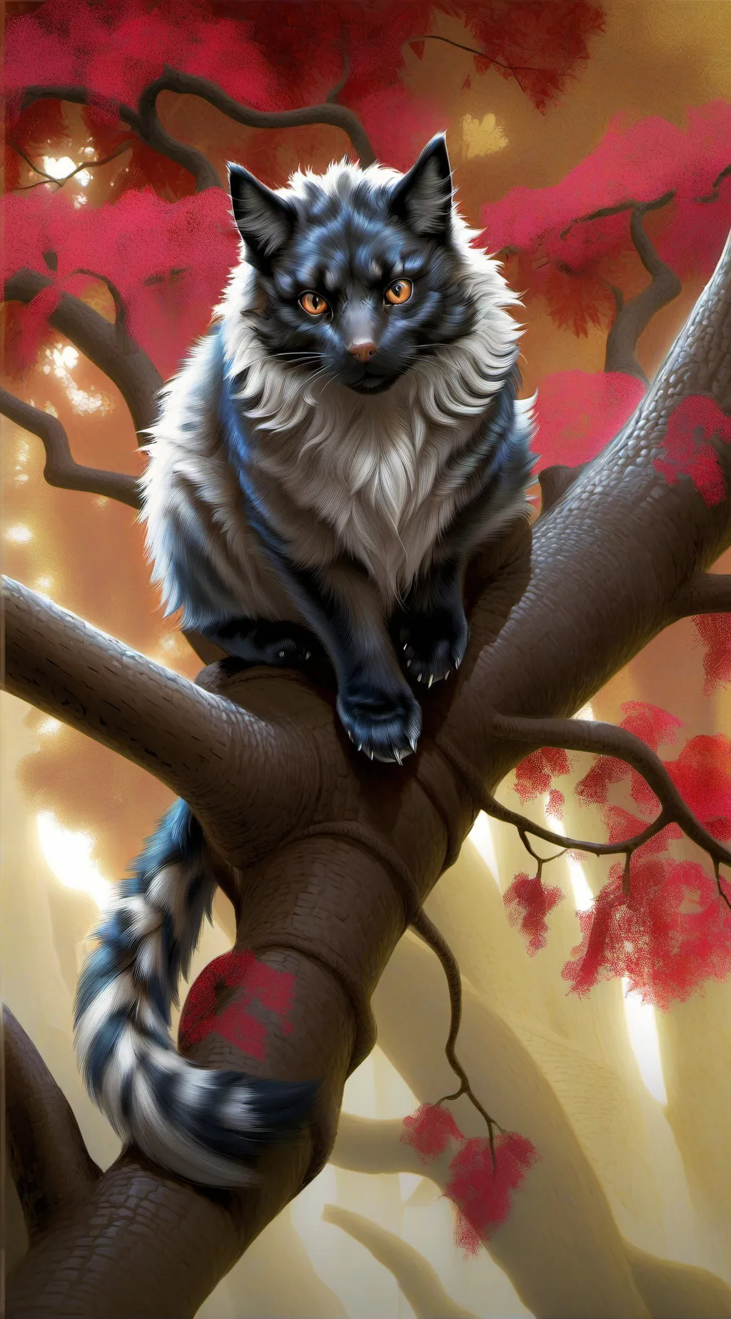 ai character: Cat background