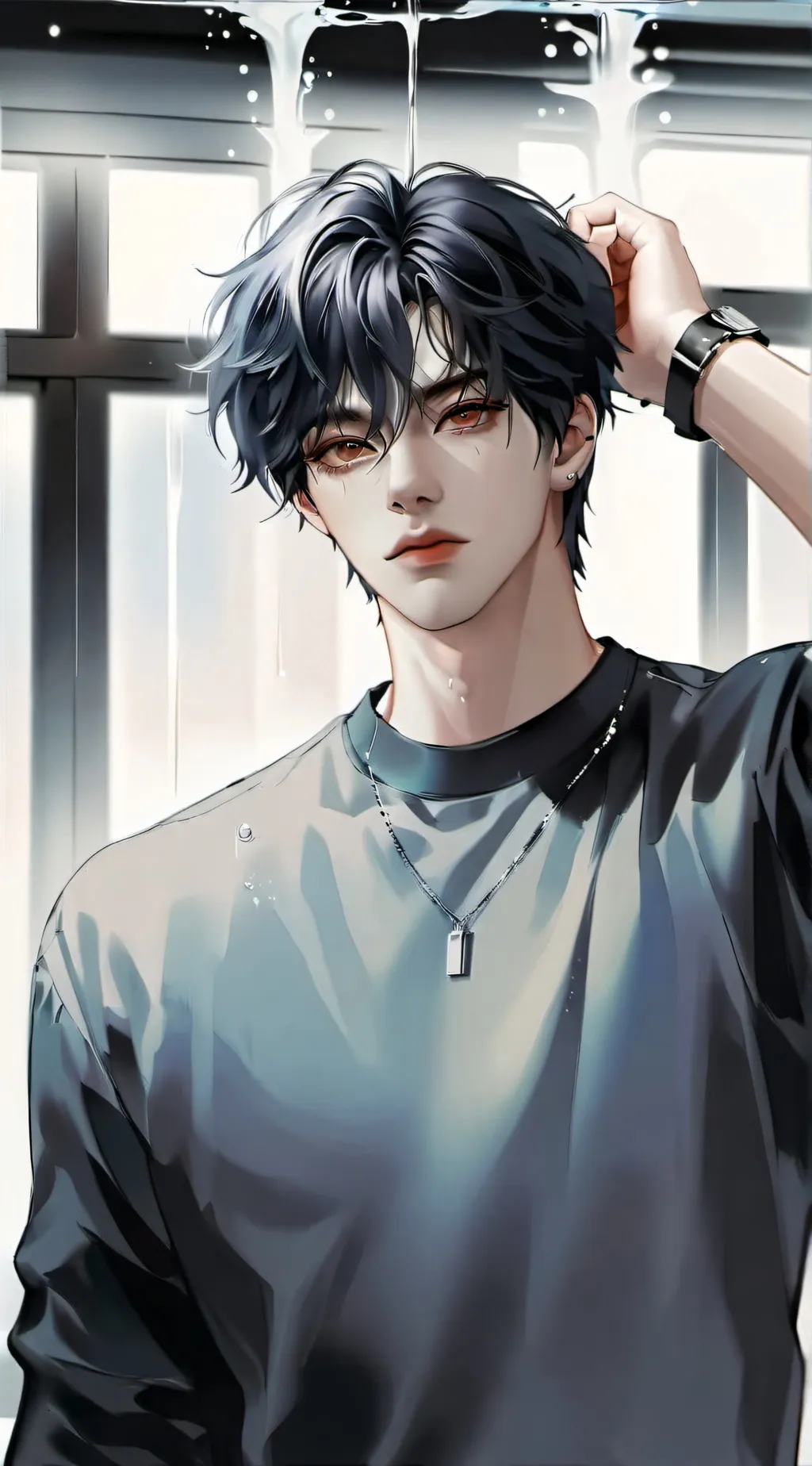 ai character: Leonardo  background