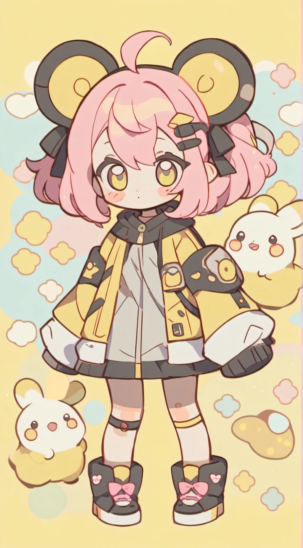ai character: Mina Ashido background