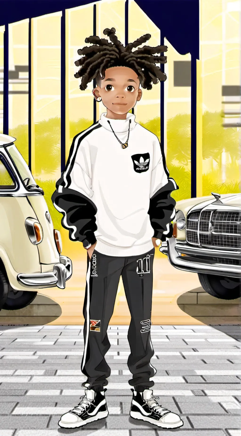 ai character: zaydenn background