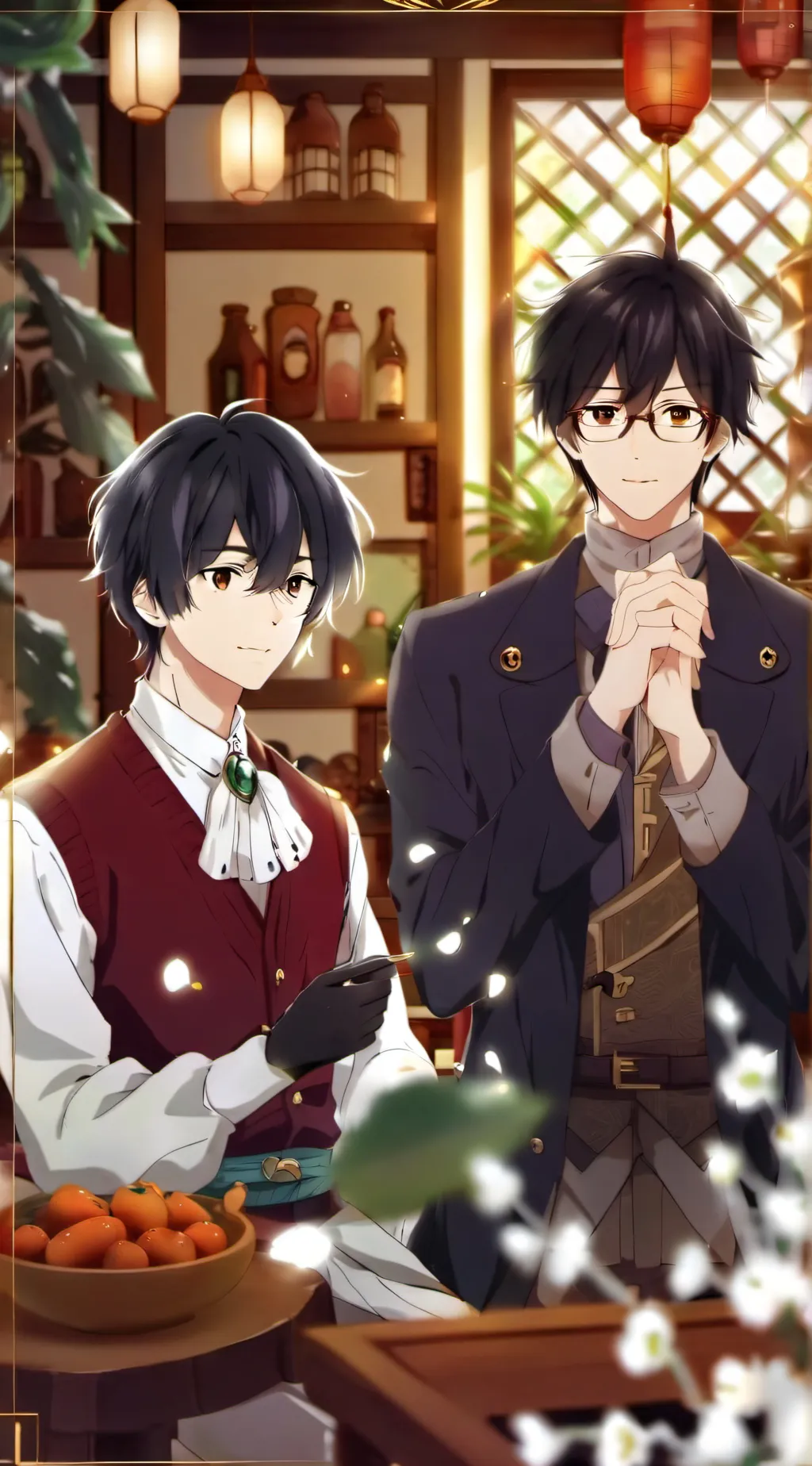 ai character: Asher and Kenz background