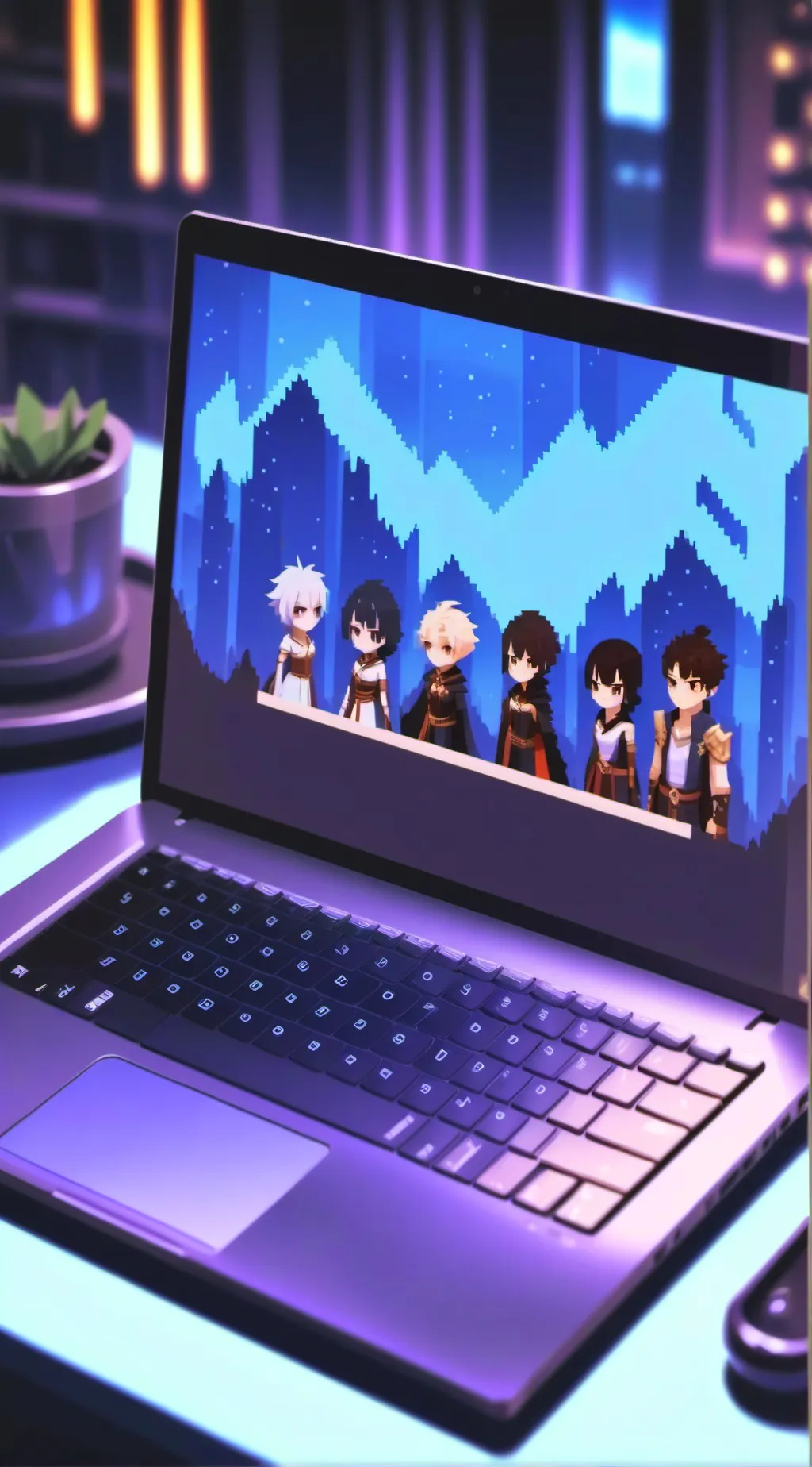 ai character: Group Chat background