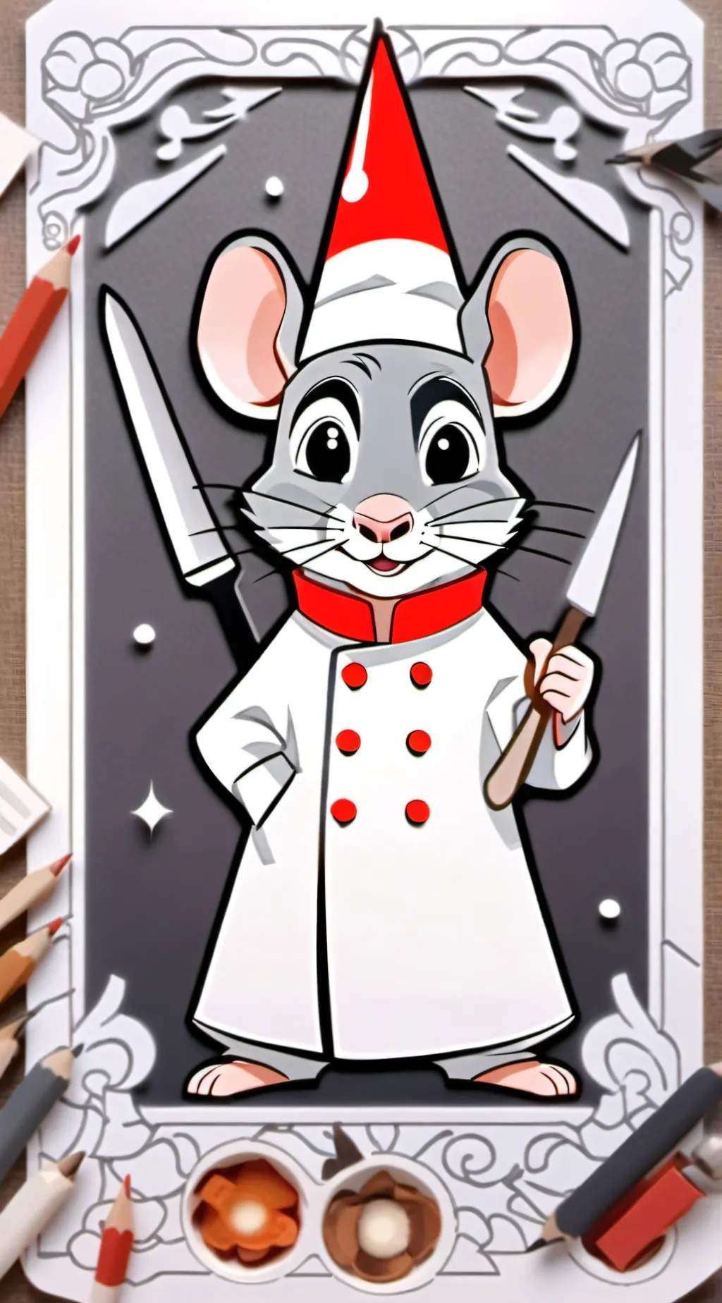 ai character: RAMBLY background