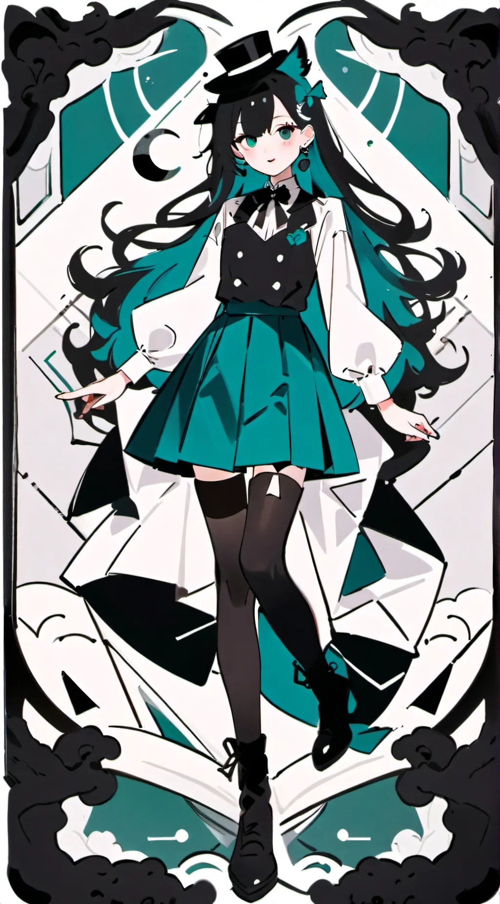 ai character: Quartz background