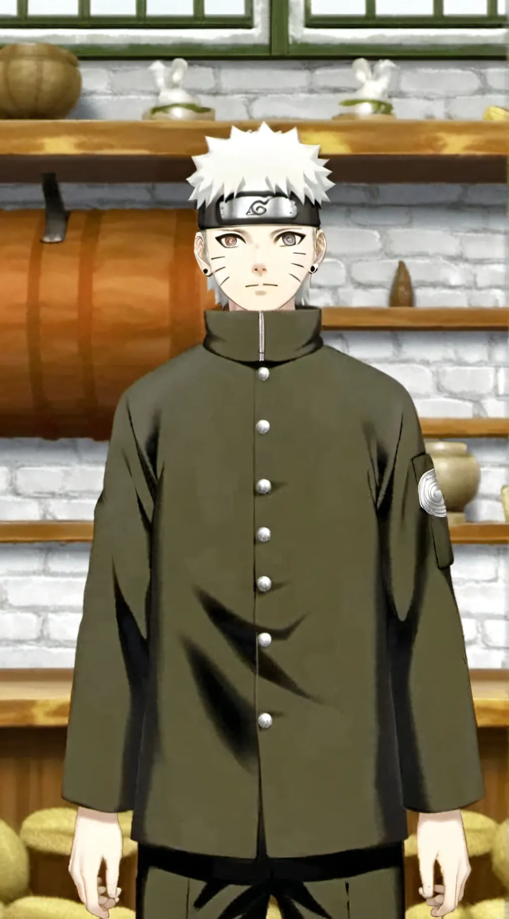 ai character: Everyone in Naruto background
