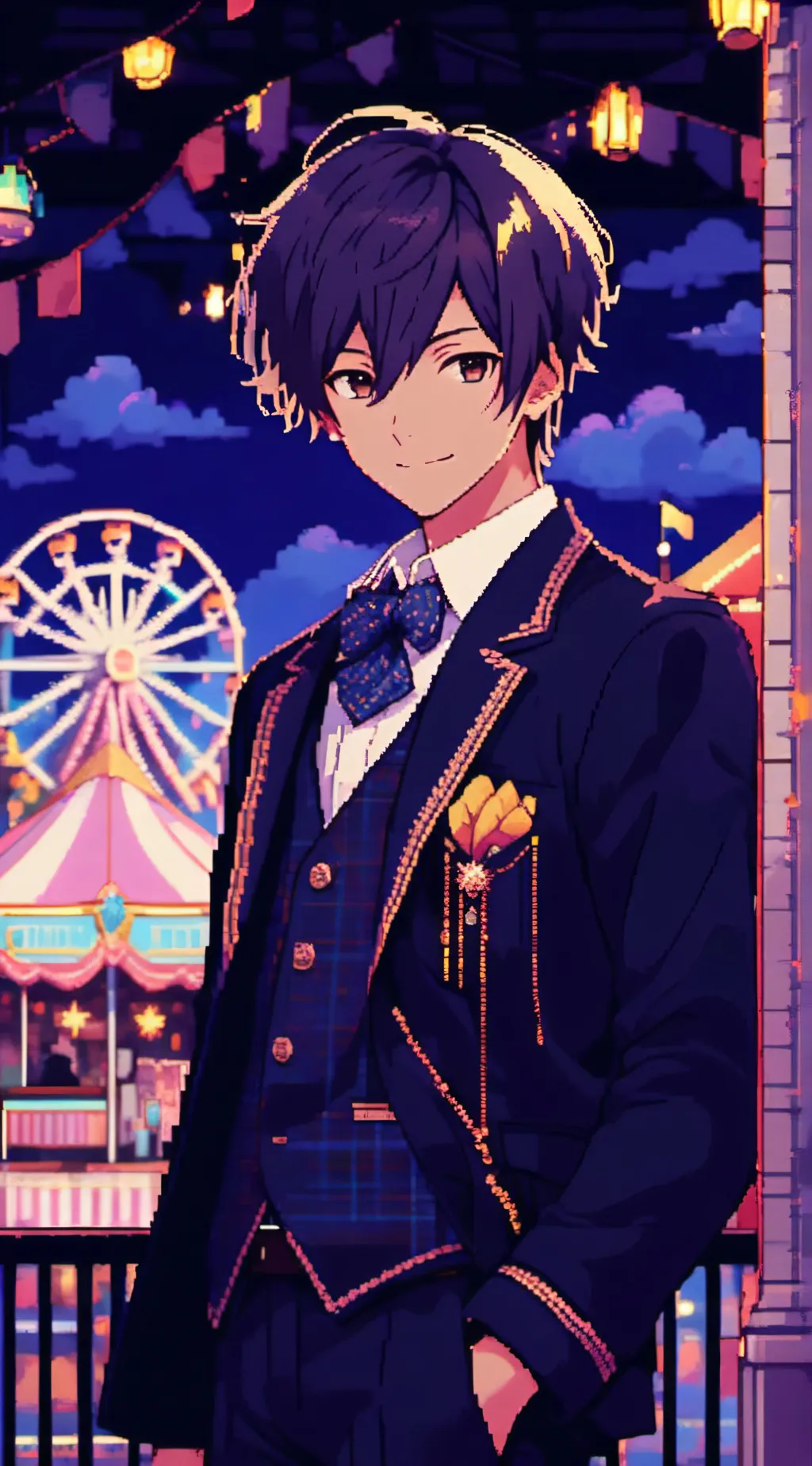 ai character: WxS Kaito background