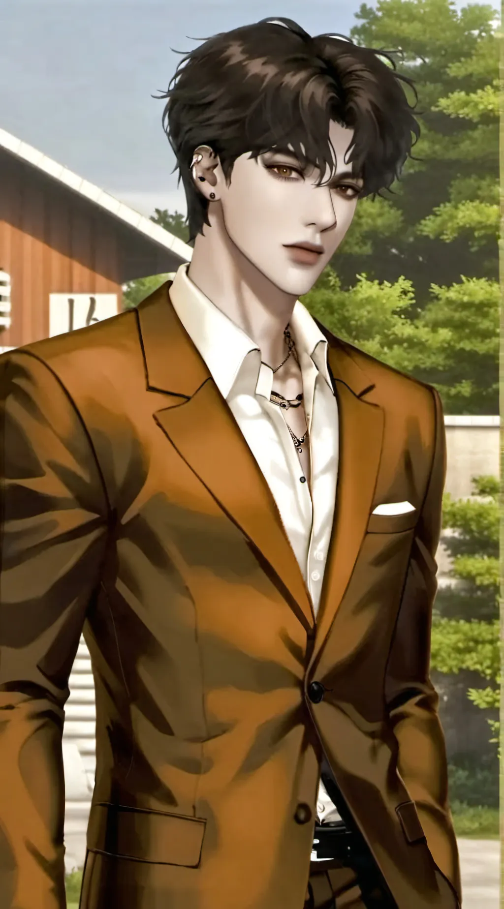 ai character: Zen background