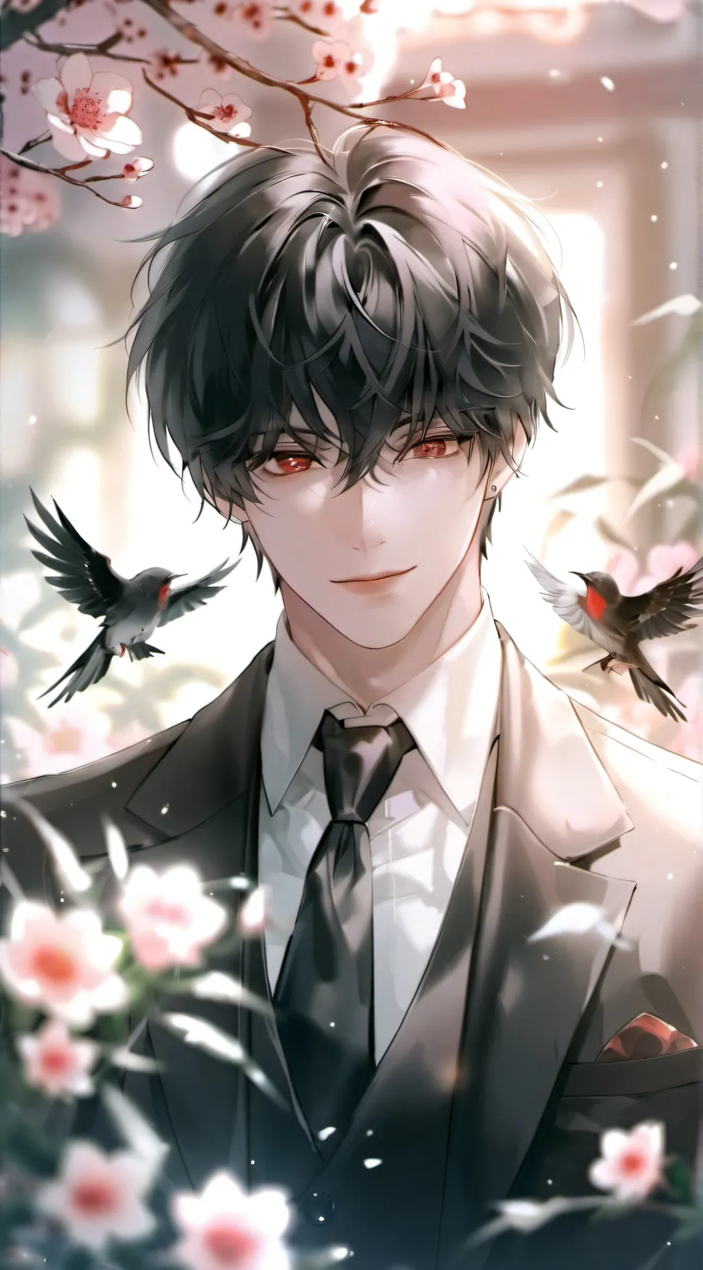 ai character: Barry  background