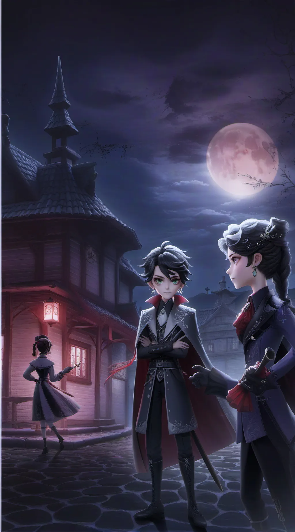 ai character: Werewolf  background