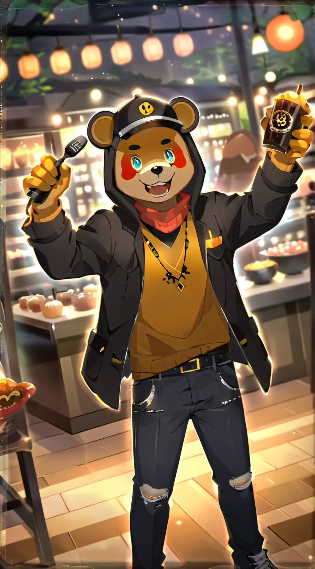 ai character: FNAF 3  background