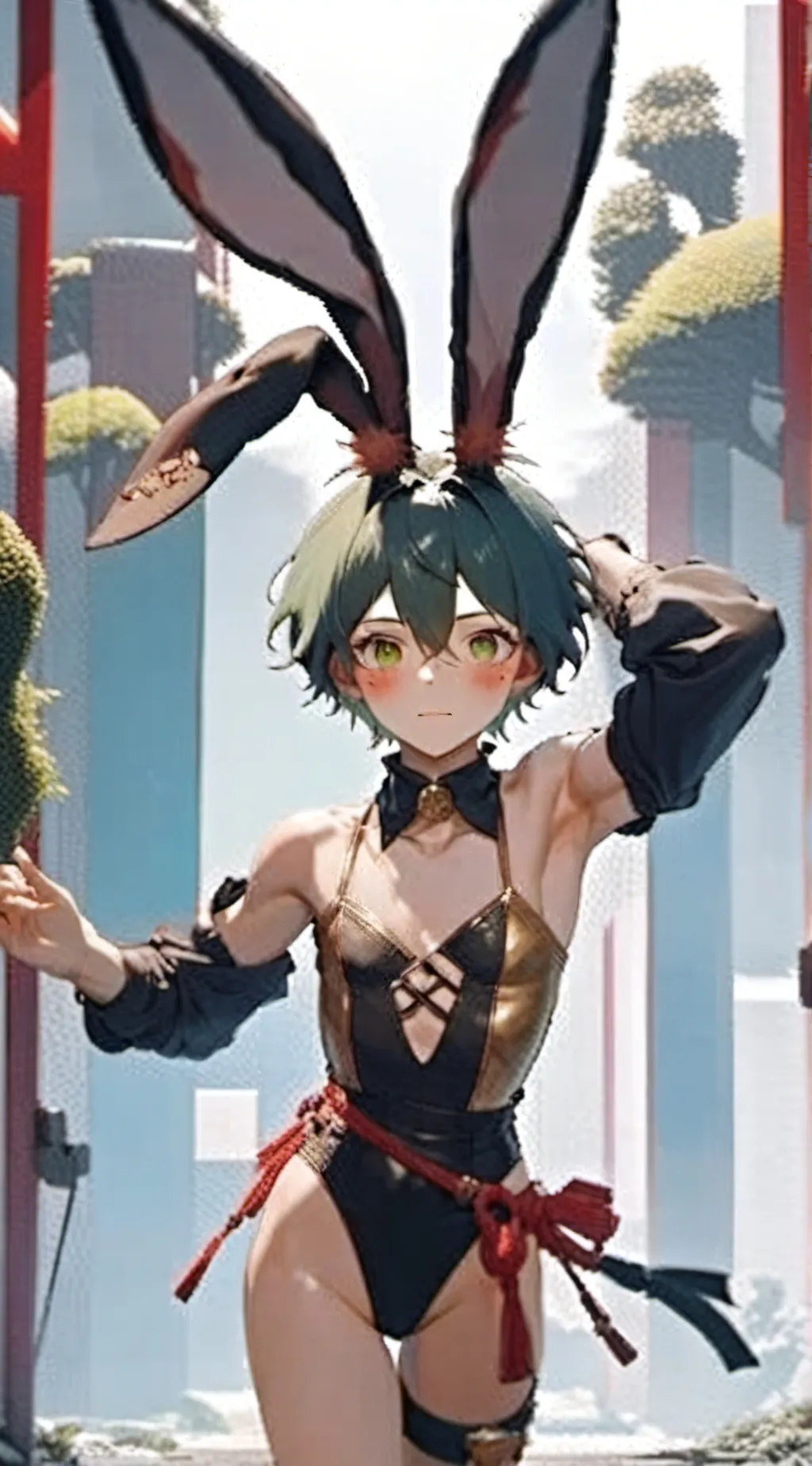 ai character: deku background