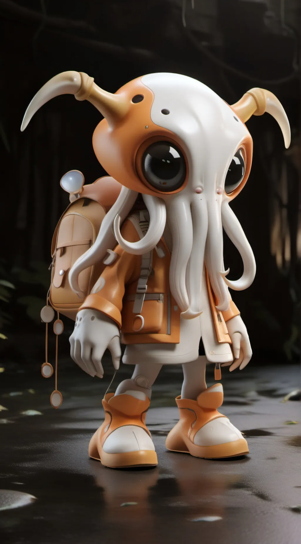 ai character: broken vessel  background