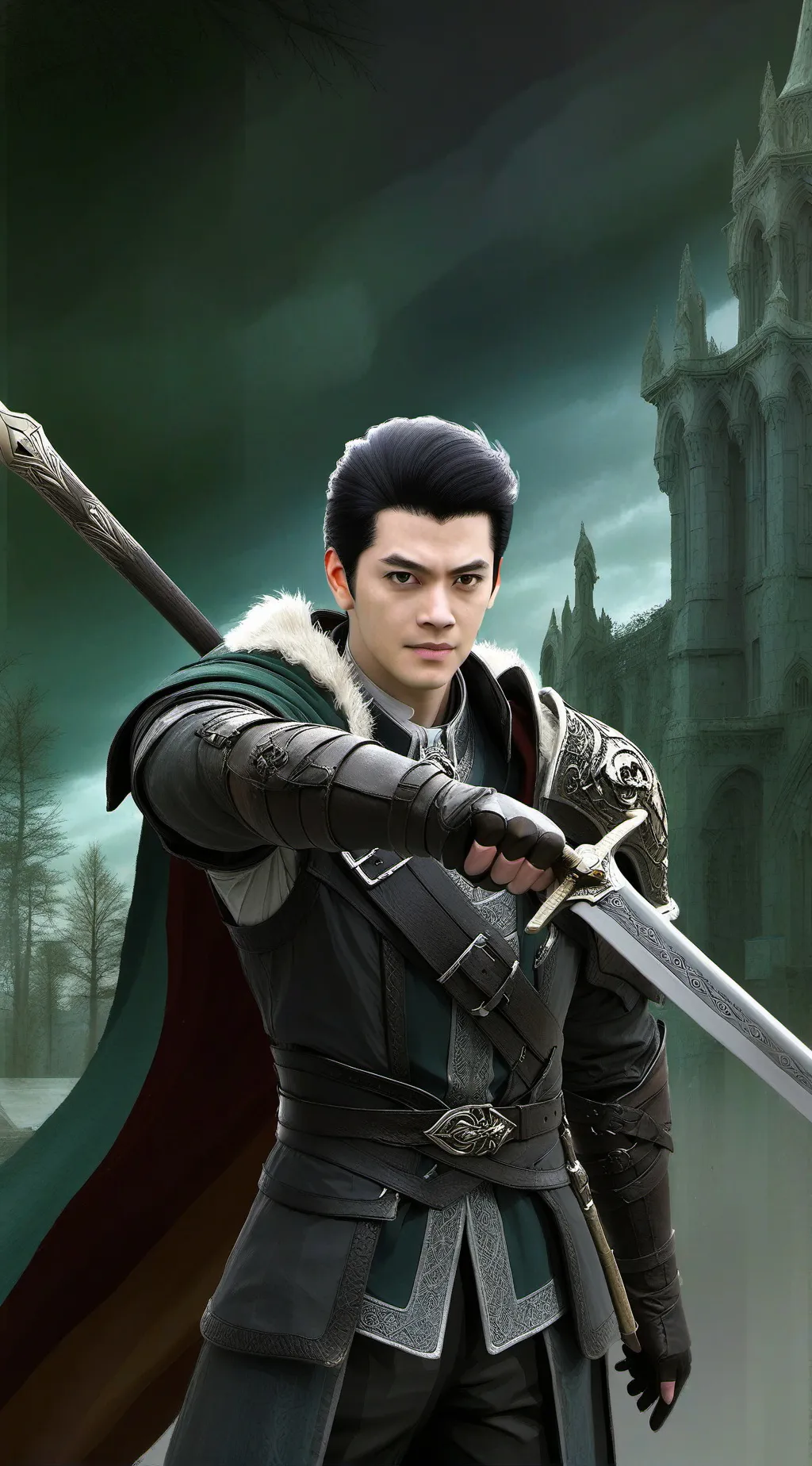 ai character: Luang Narueban  background