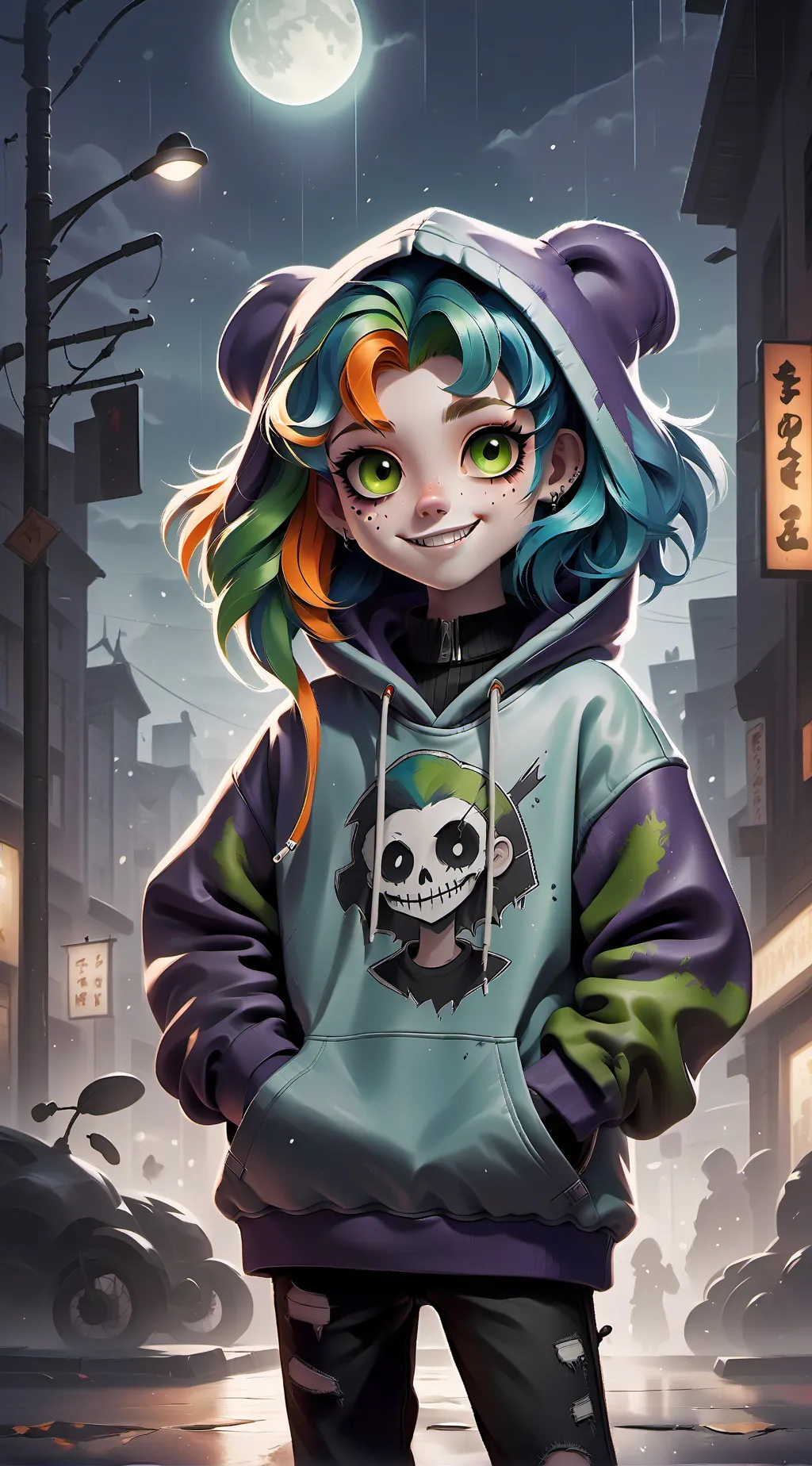 ai character: Sprite background