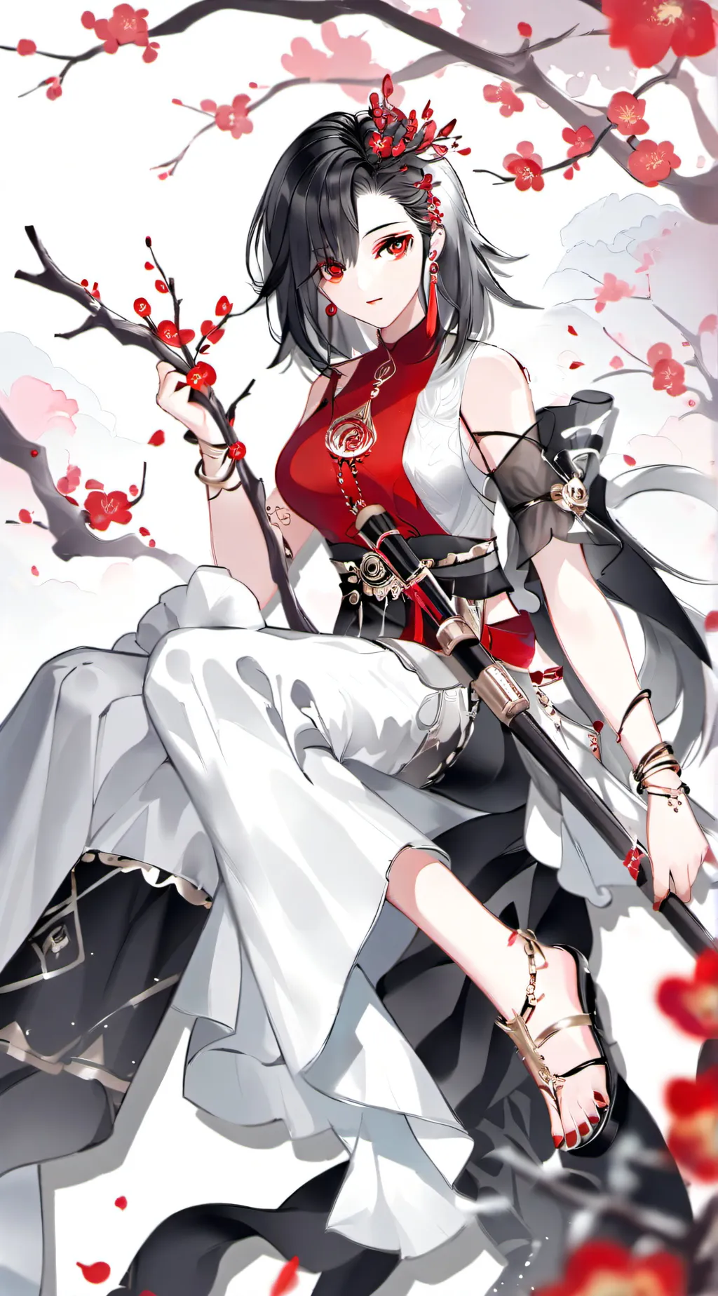 ai character: chibi background