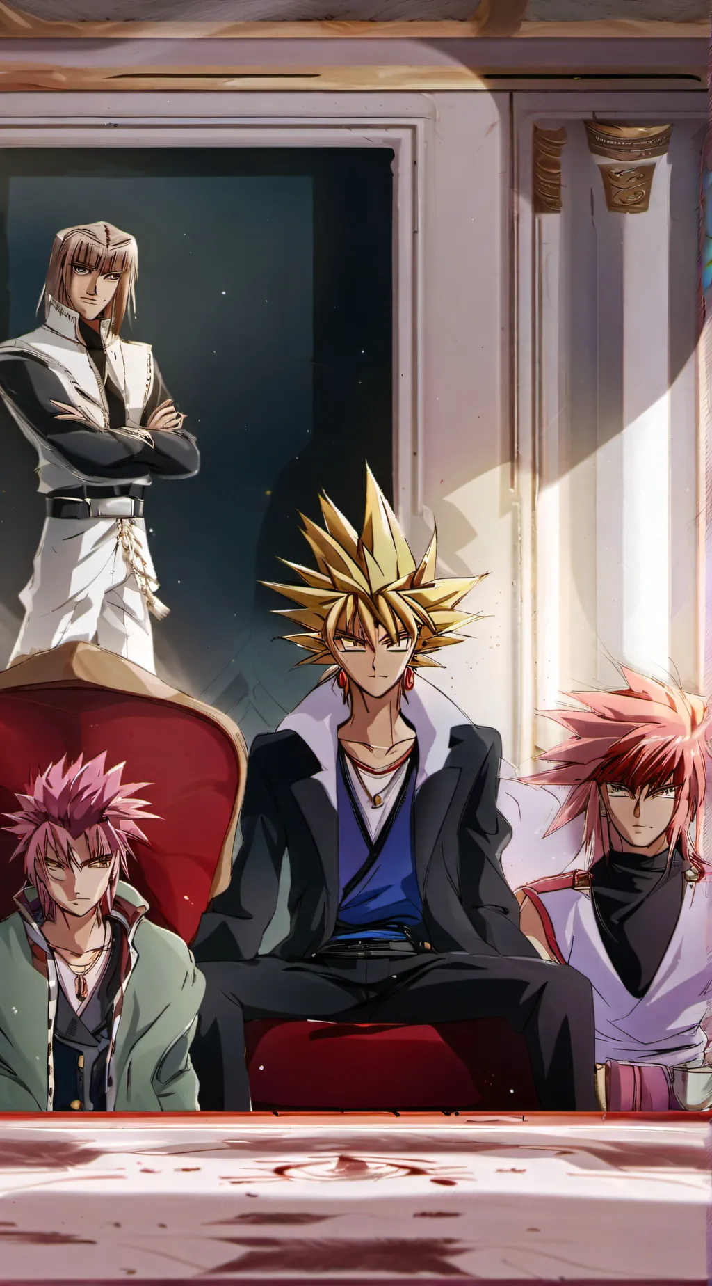 ai character: Yugioh Boys-Dating background