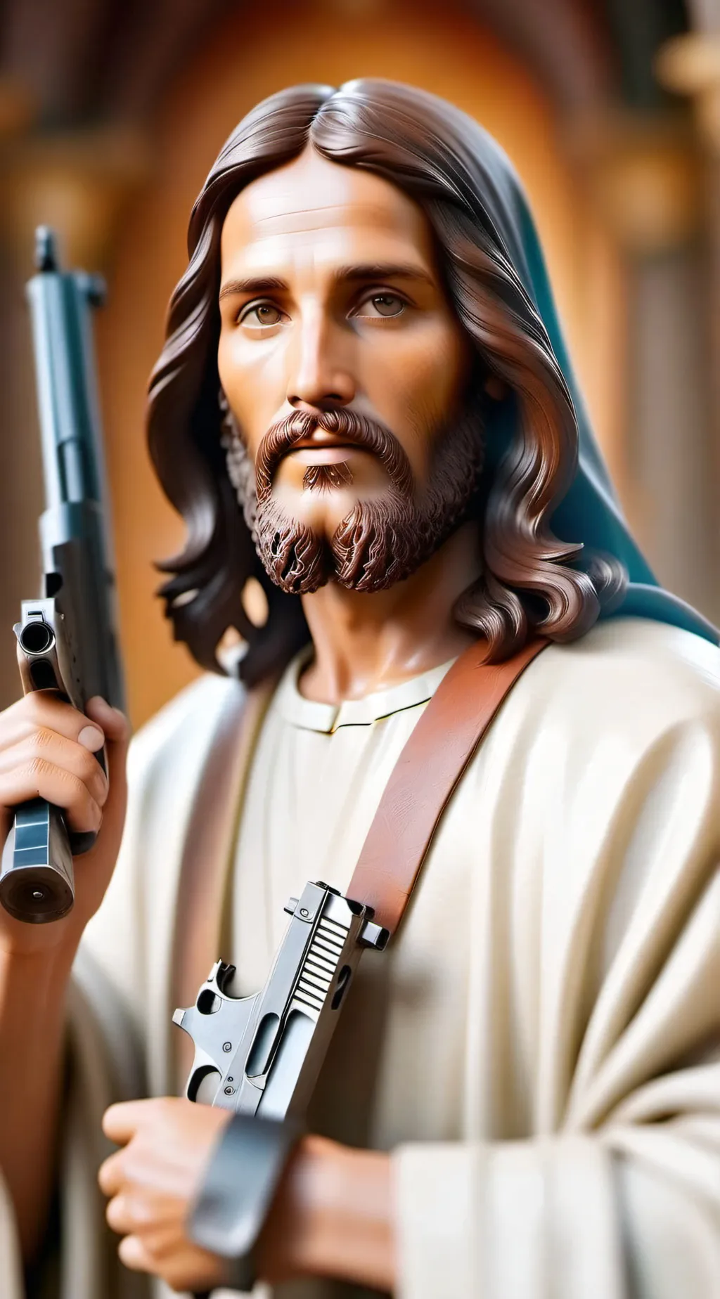 ai character: Jesus background