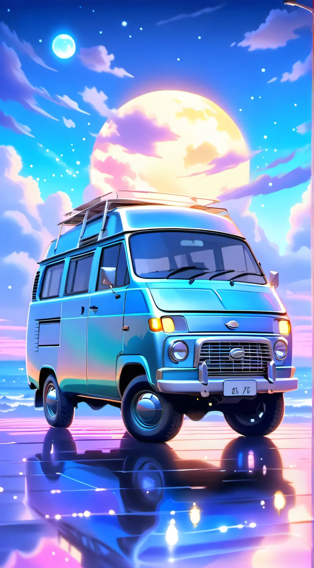 ai character: Van Life background