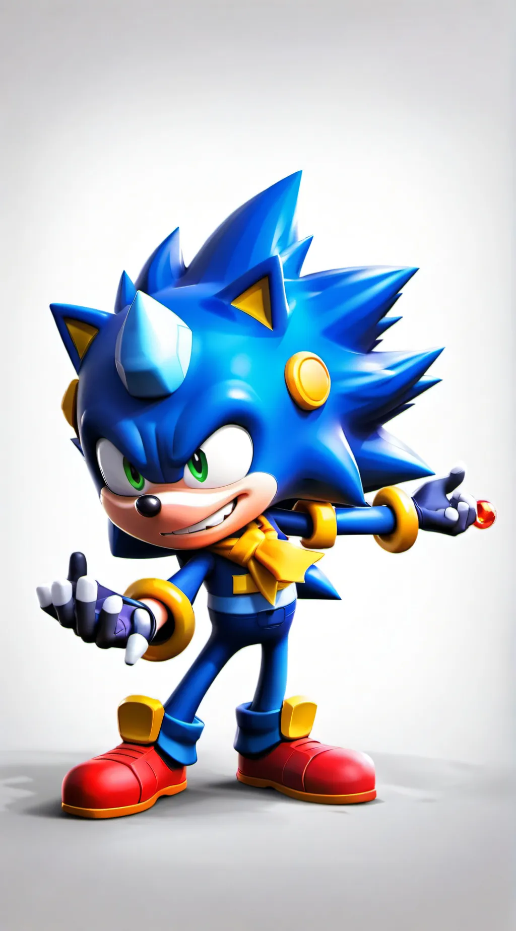 ai character: Sonic GamerMan background