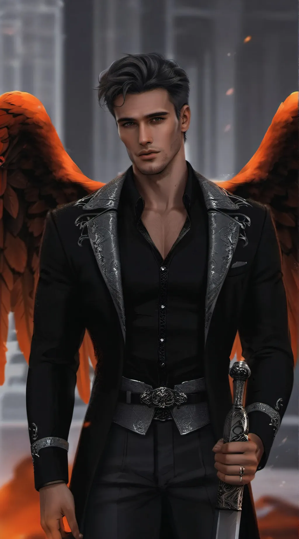 ai character: Raphael background