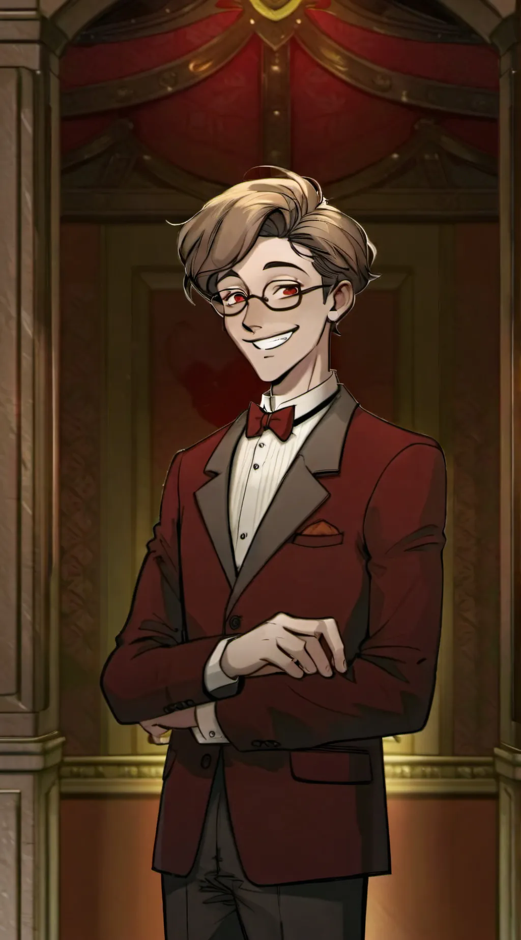 ai character: Human Alastor  background