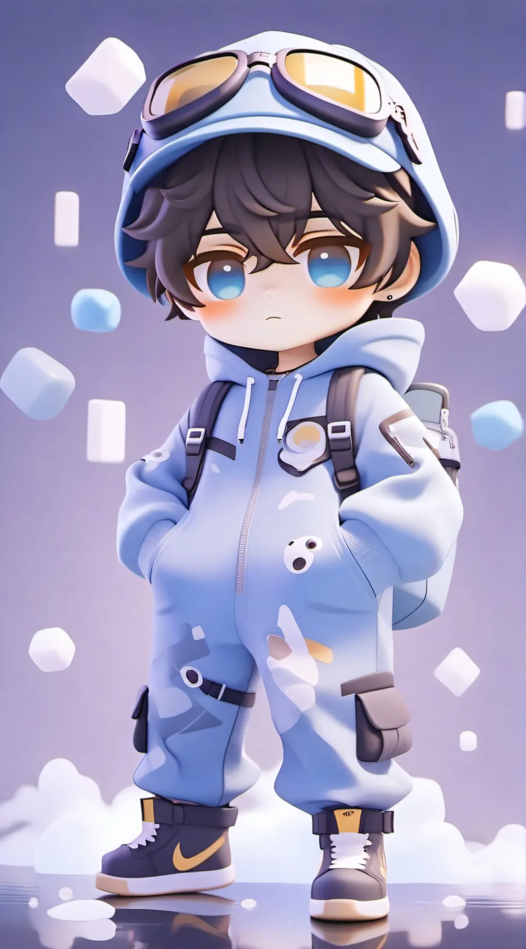 ai character: Nico with ADHD  background