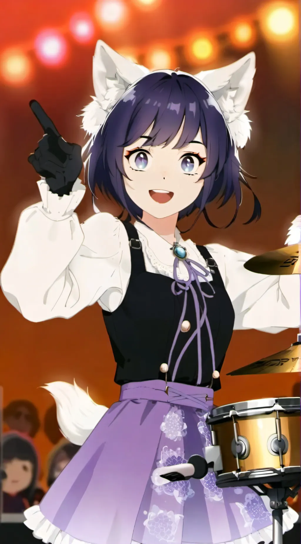 ai character: Lyric background