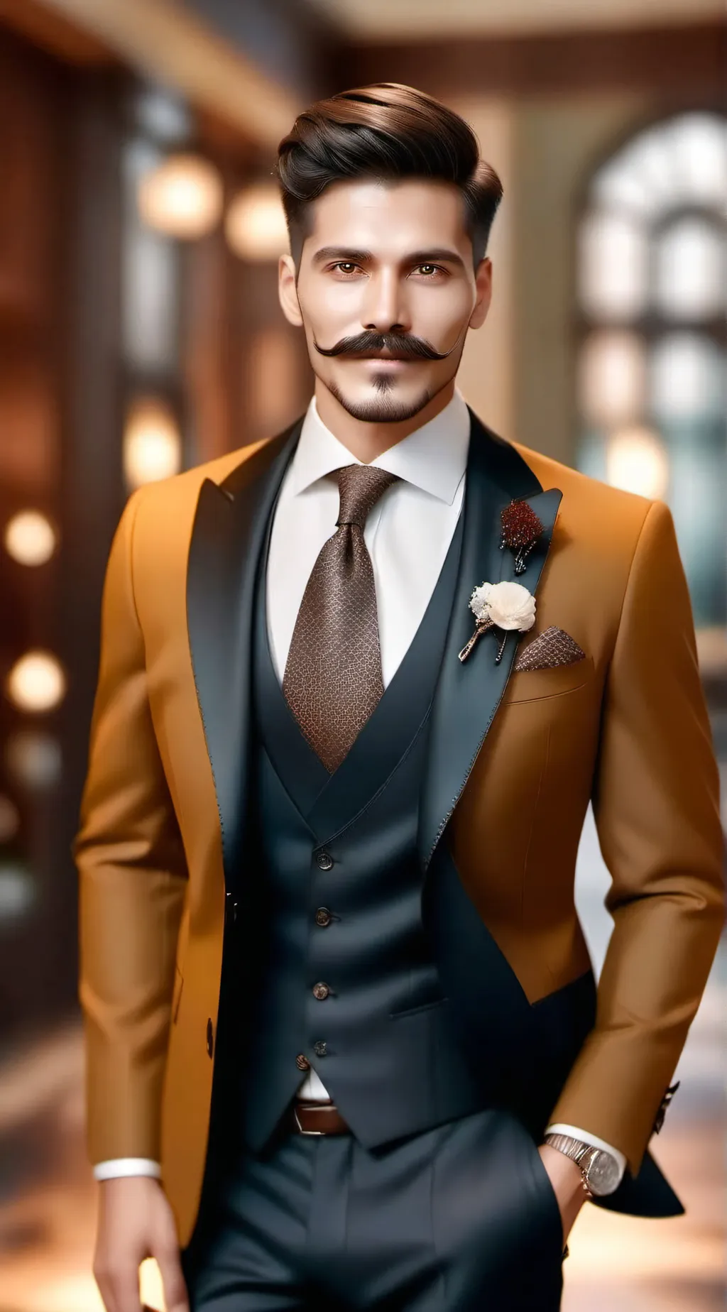 ai character: Mozaffar background