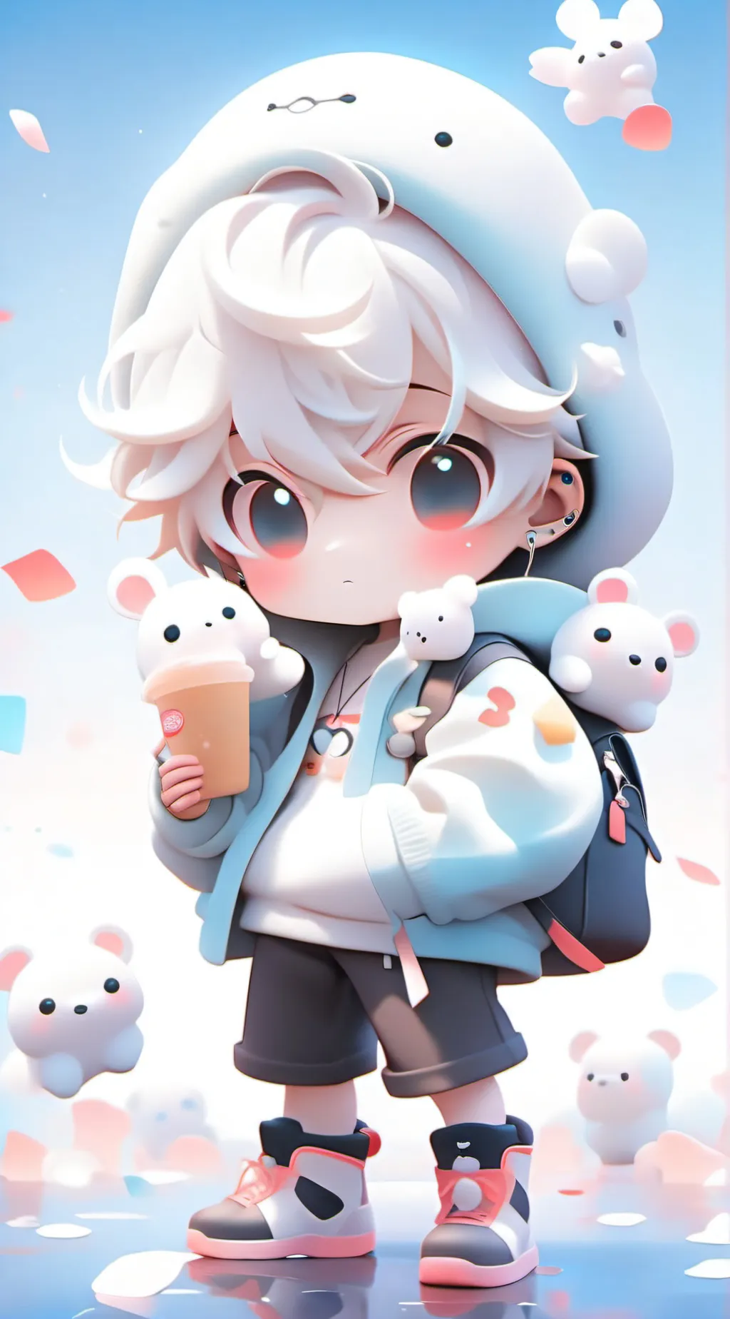 ai character: asuha  background