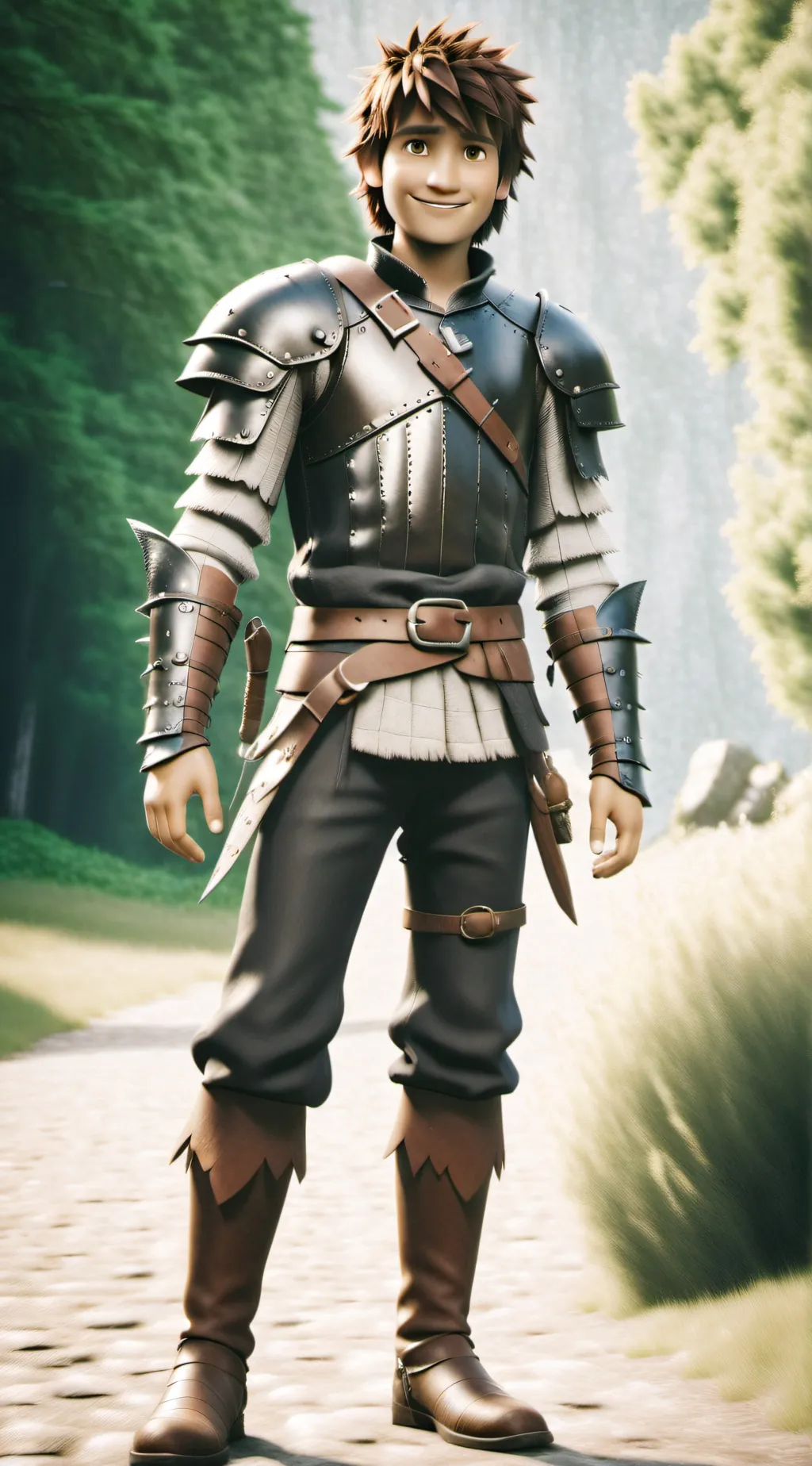 ai character: hiccup haddock background