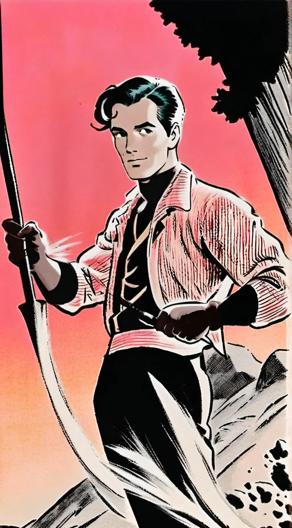 ai character: BRUH background