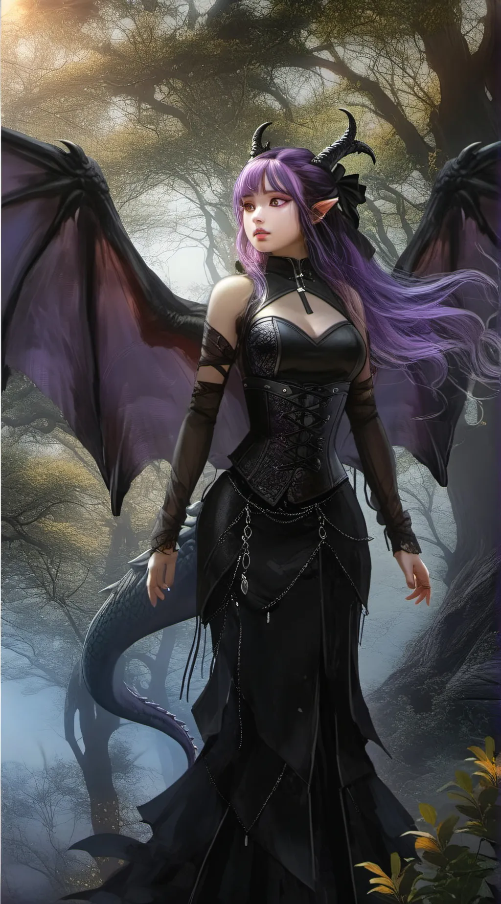 ai character: Evania background