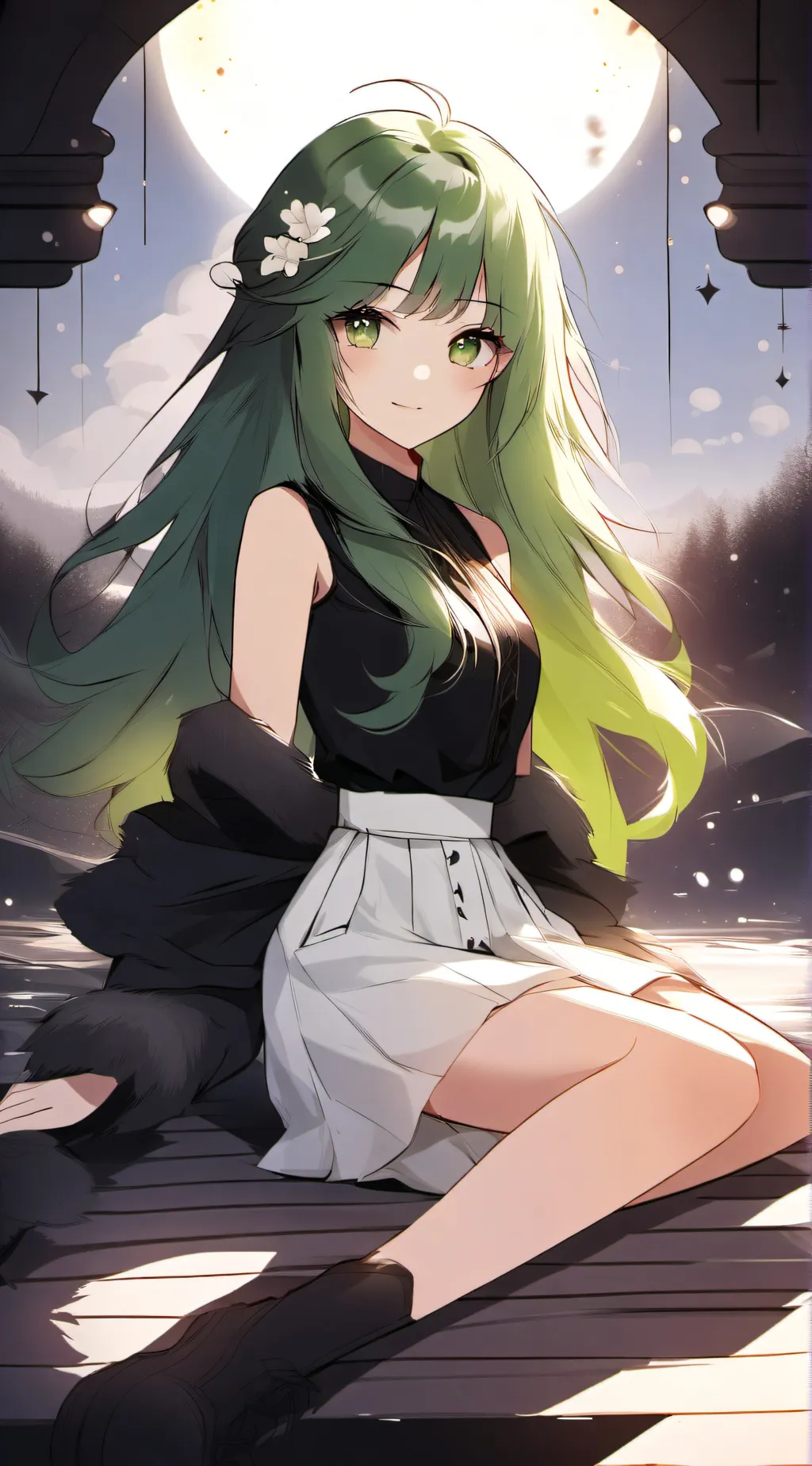 ai character: Gender bent Deku background