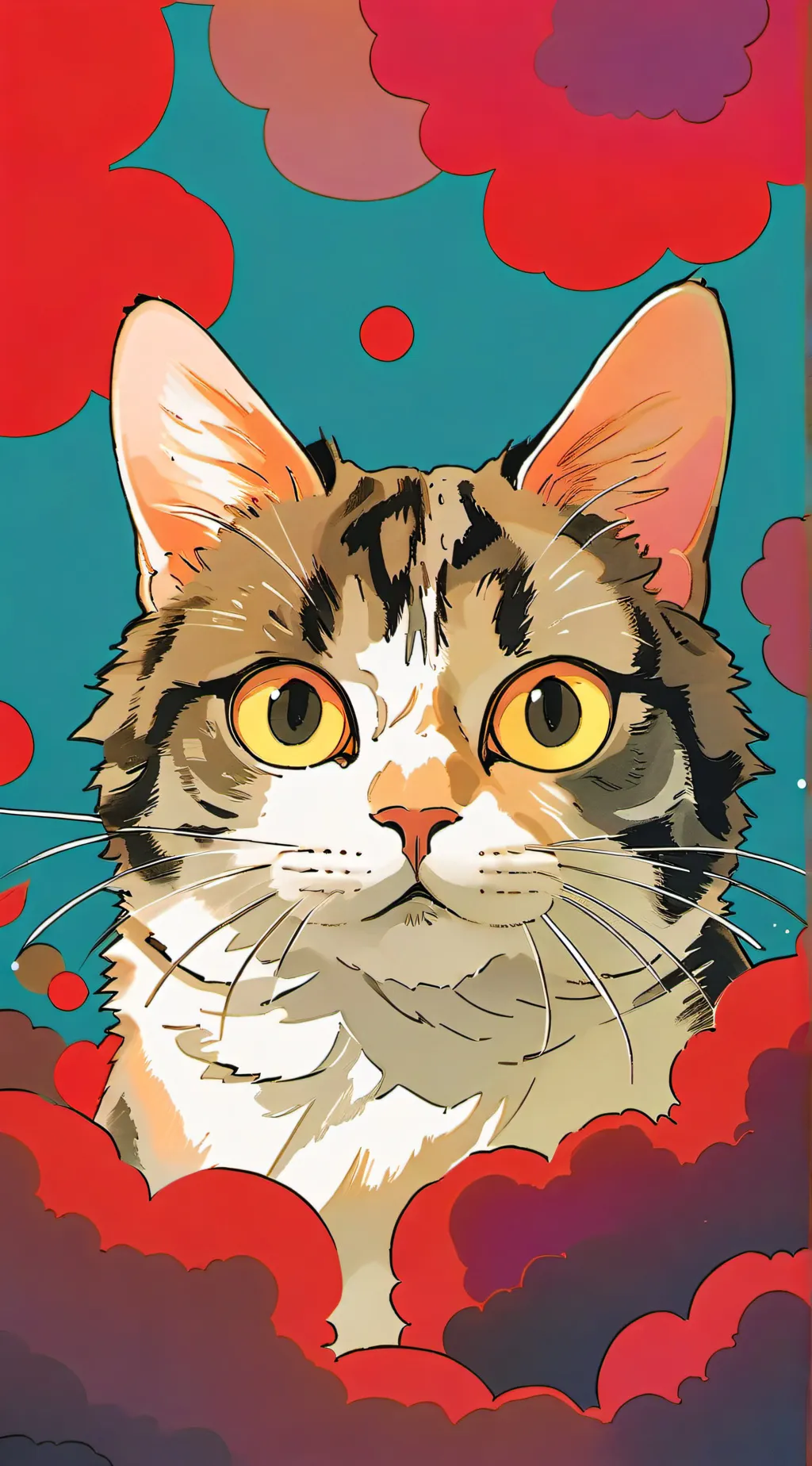 ai character: KITTY background