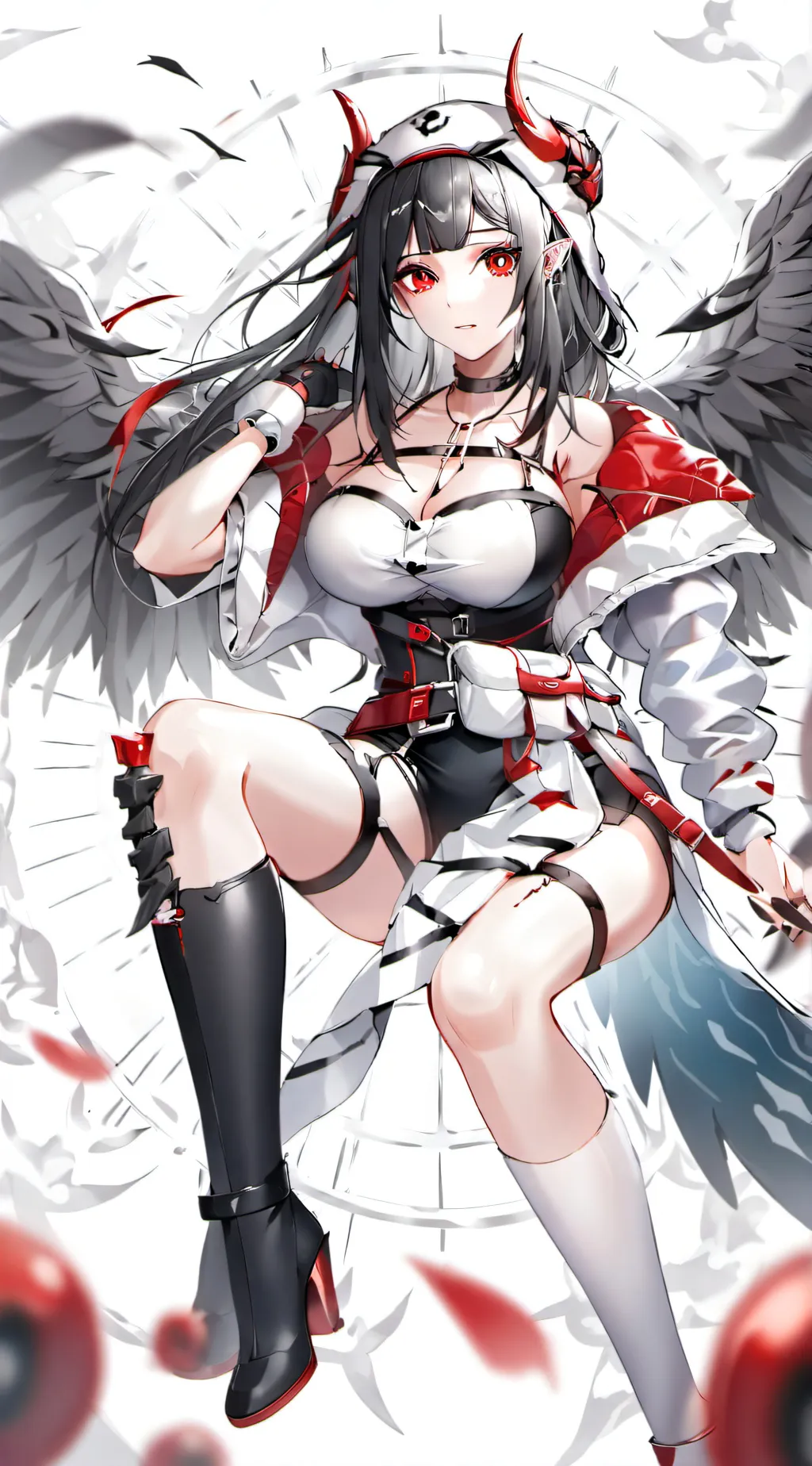 ai character: Ashley  background