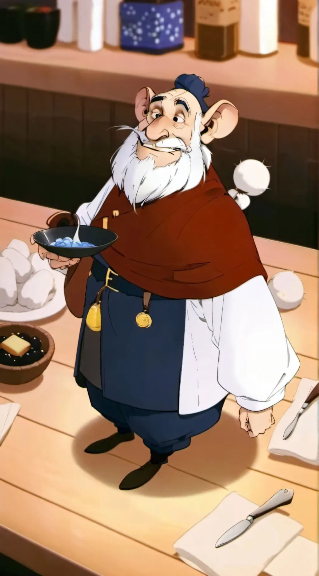 ai character: Remy the rat background