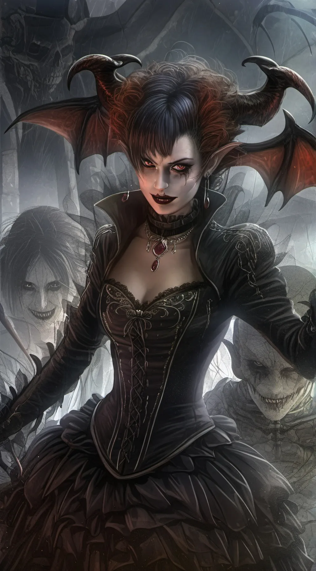 ai character: Demon background