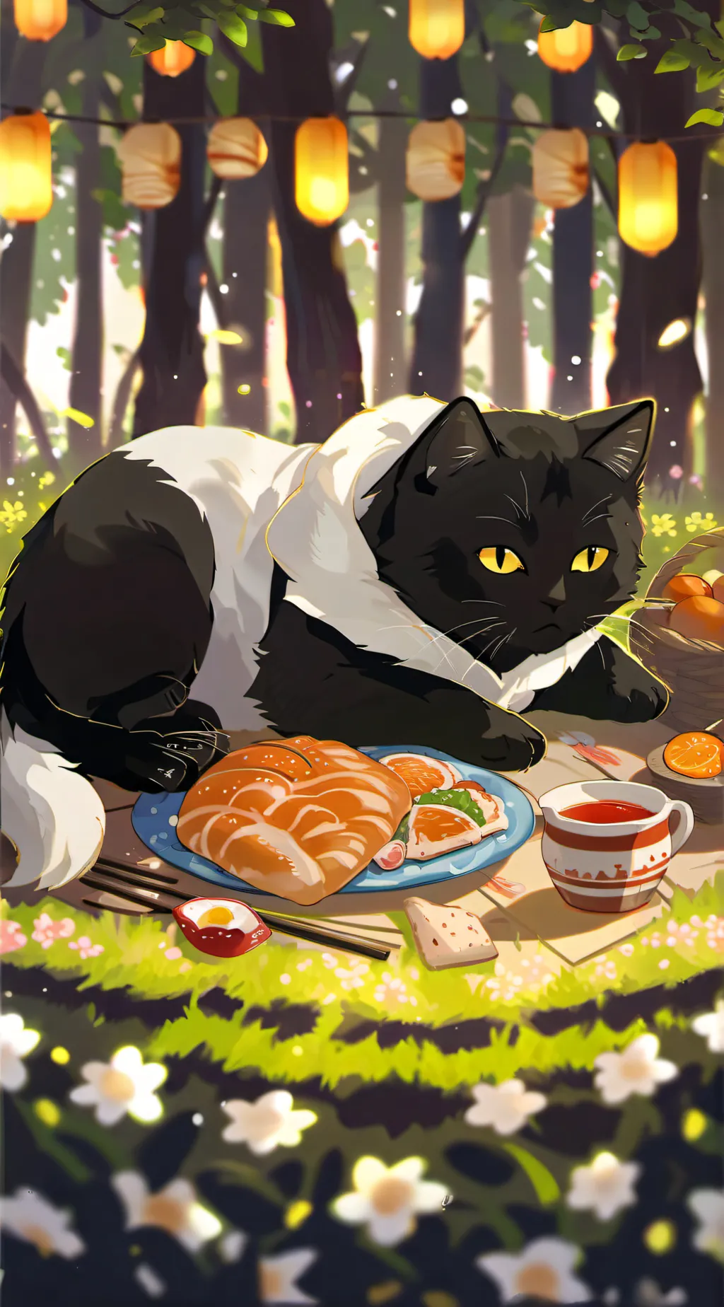 ai character: Try not to say yes background