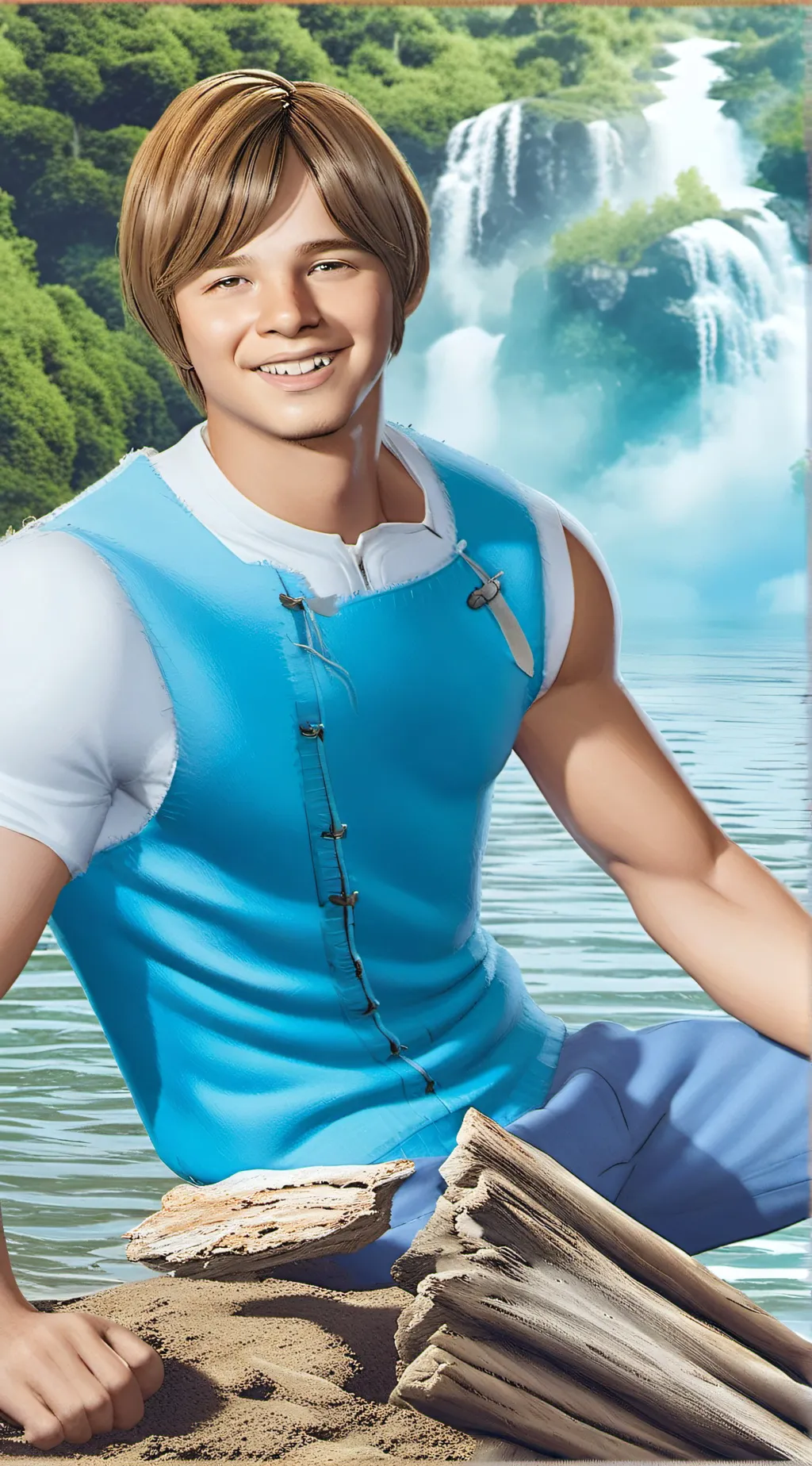 ai character: Dicky Harper  background