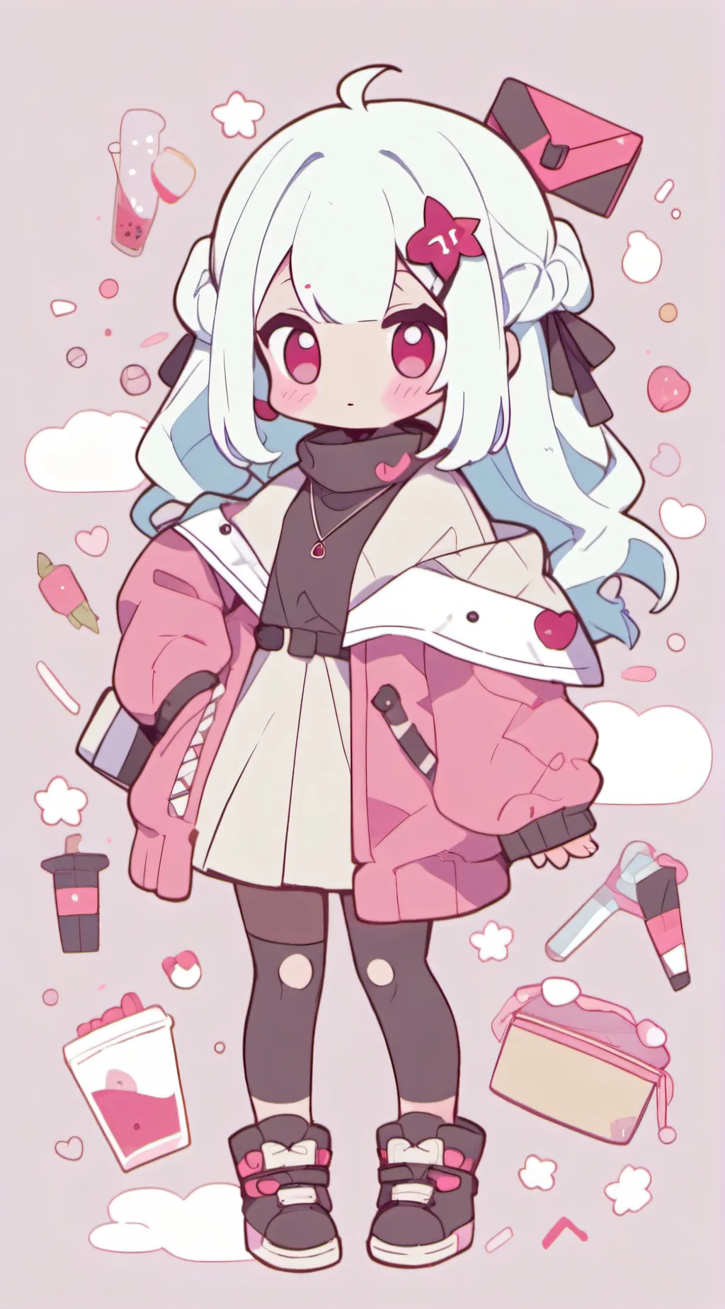 ai character: minha fã background