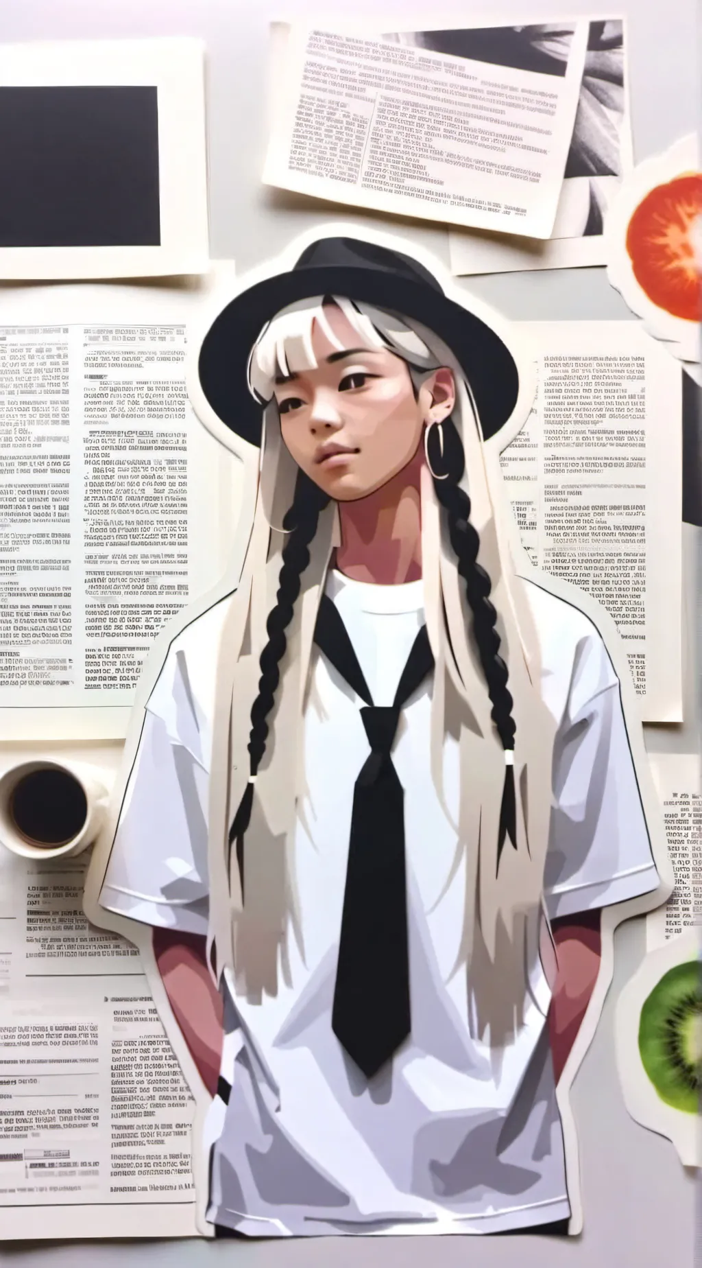 ai character: ~Melanie~ background