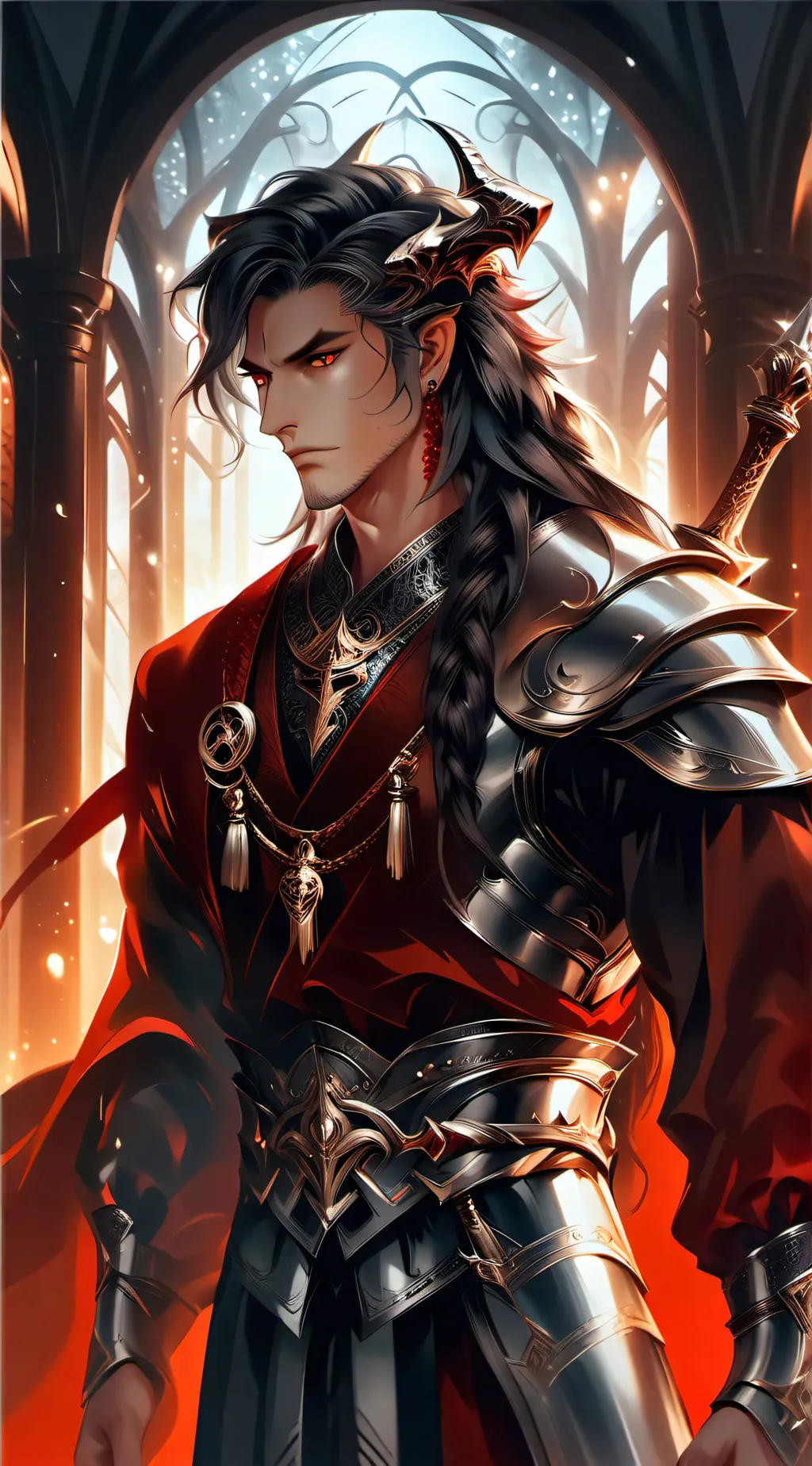 ai character: Ajax Darkmoor background