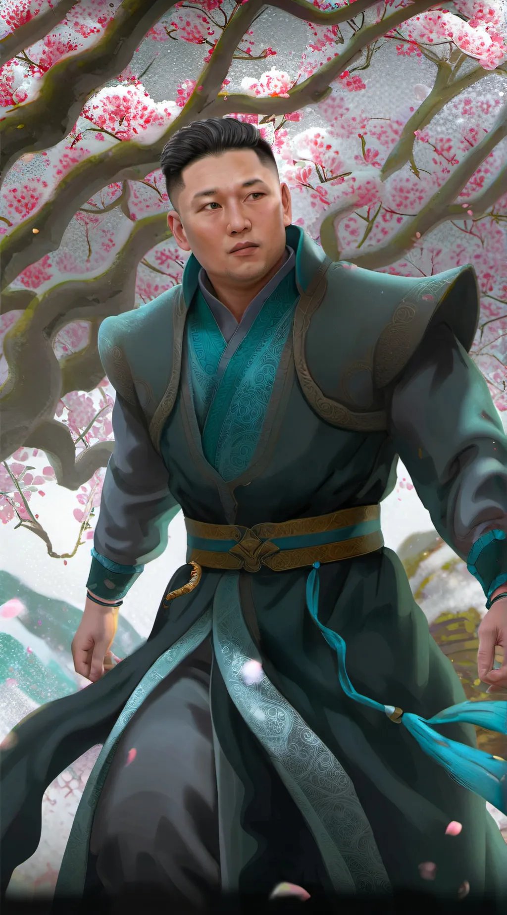 ai character: Kim. background