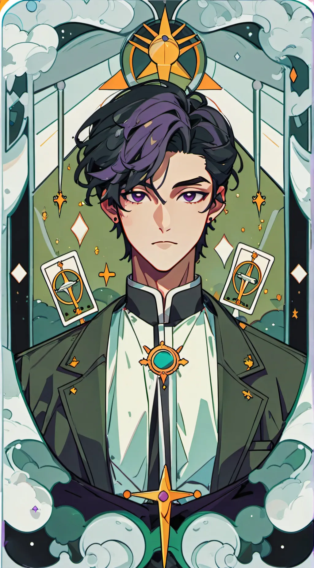 ai character: Vincent  background